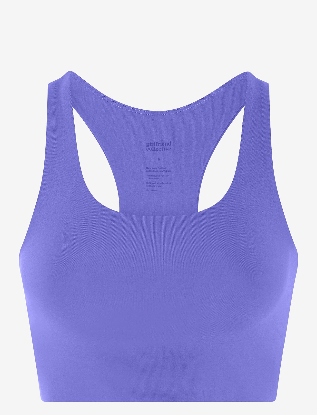 Girlfriend Collective - Paloma Bra - medium support - wild iris - 1