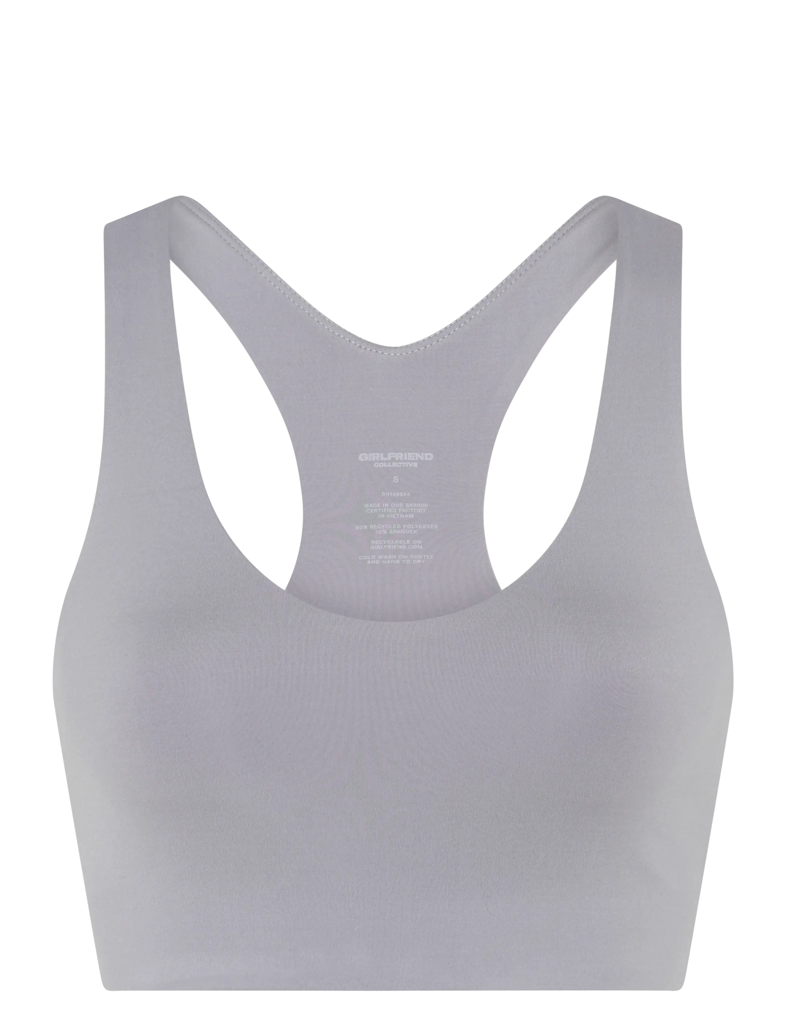 Girlfriend Collective Float Lola Bra - Undertøj - LAVENDER GEM / purple