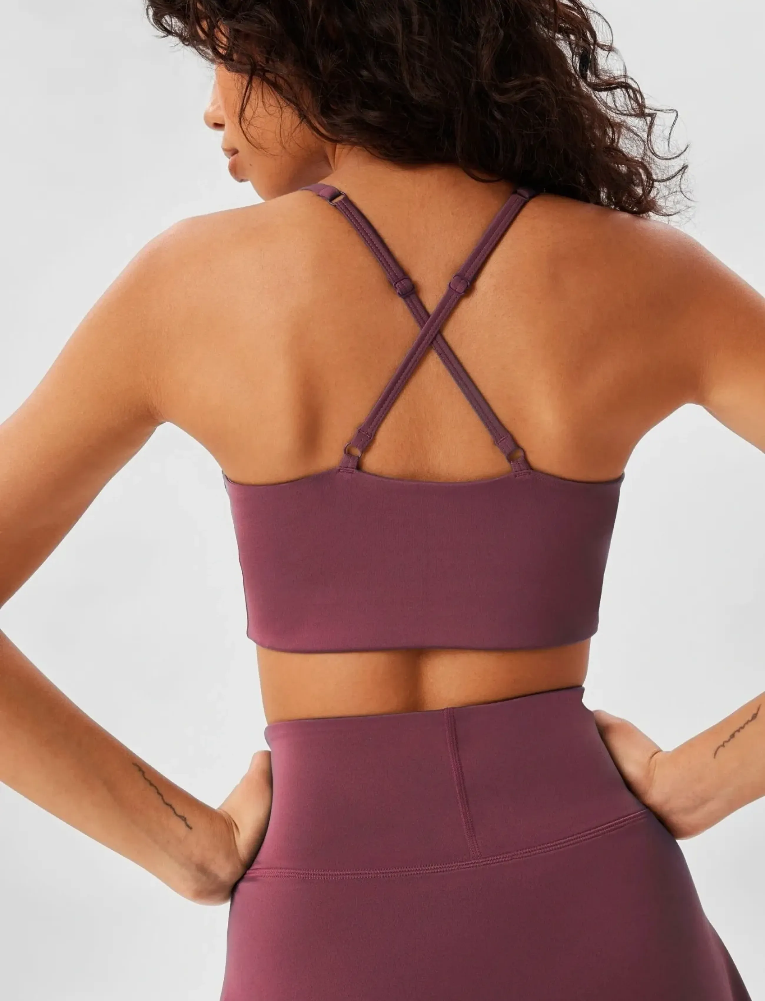 Girlfriend Collective - Float Juliet Strappy Bra - sports bh'er: lav støtte - fig - 4