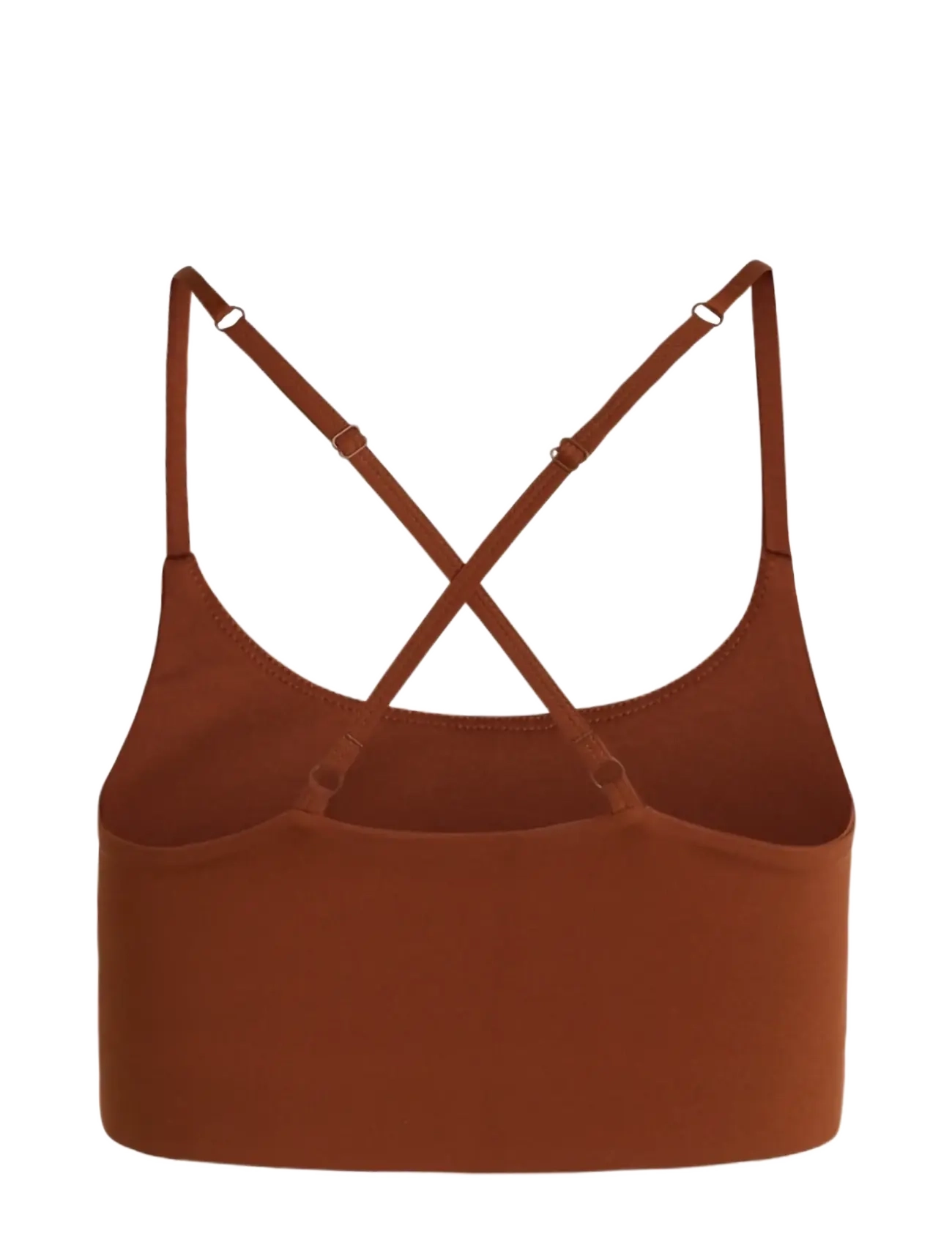 Girlfriend Collective - Float Juliet Strappy Bra - sports bh'er: lav støtte - mahogany - 2