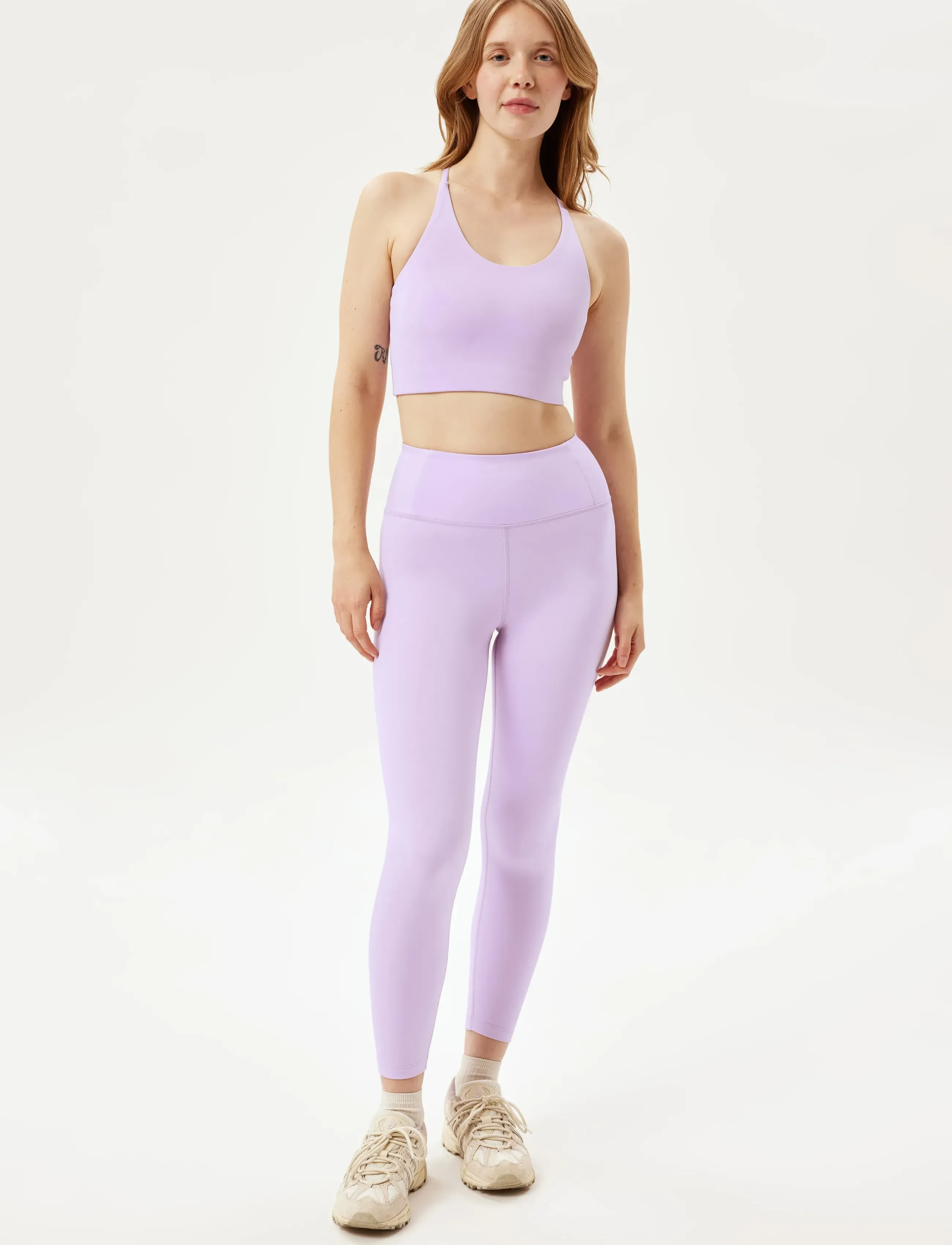 Girlfriend Collective - Float Cleo Halter Bra - sports bh'er: lav støtte - bellflower - 3