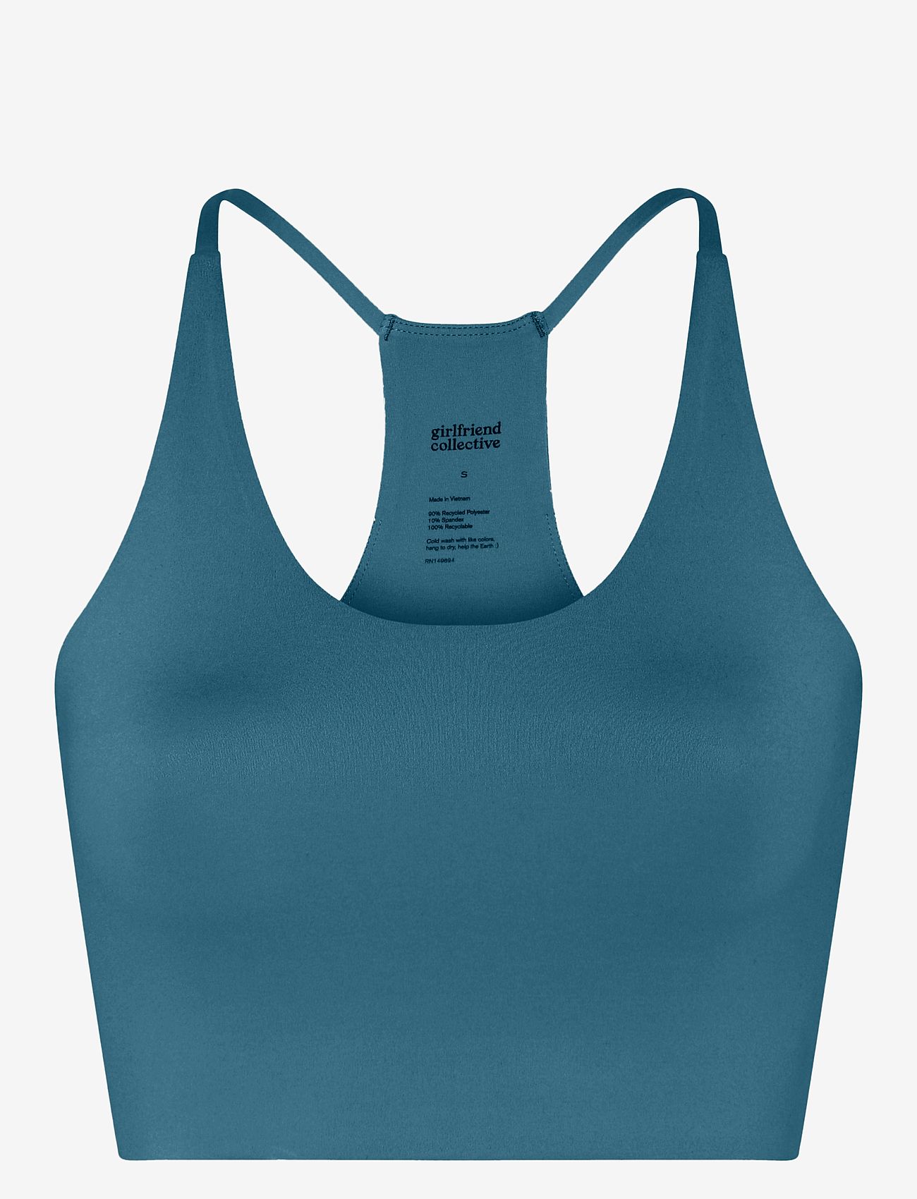 Girlfriend Collective - Float Cleo Halter Bra - leichter halt - dark ixia - 1