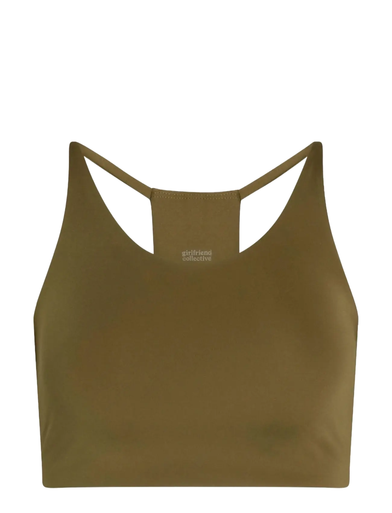 GIRLFRIEND COLLECTIVE Float Cleo Halter BH Khaki - XL - Damen