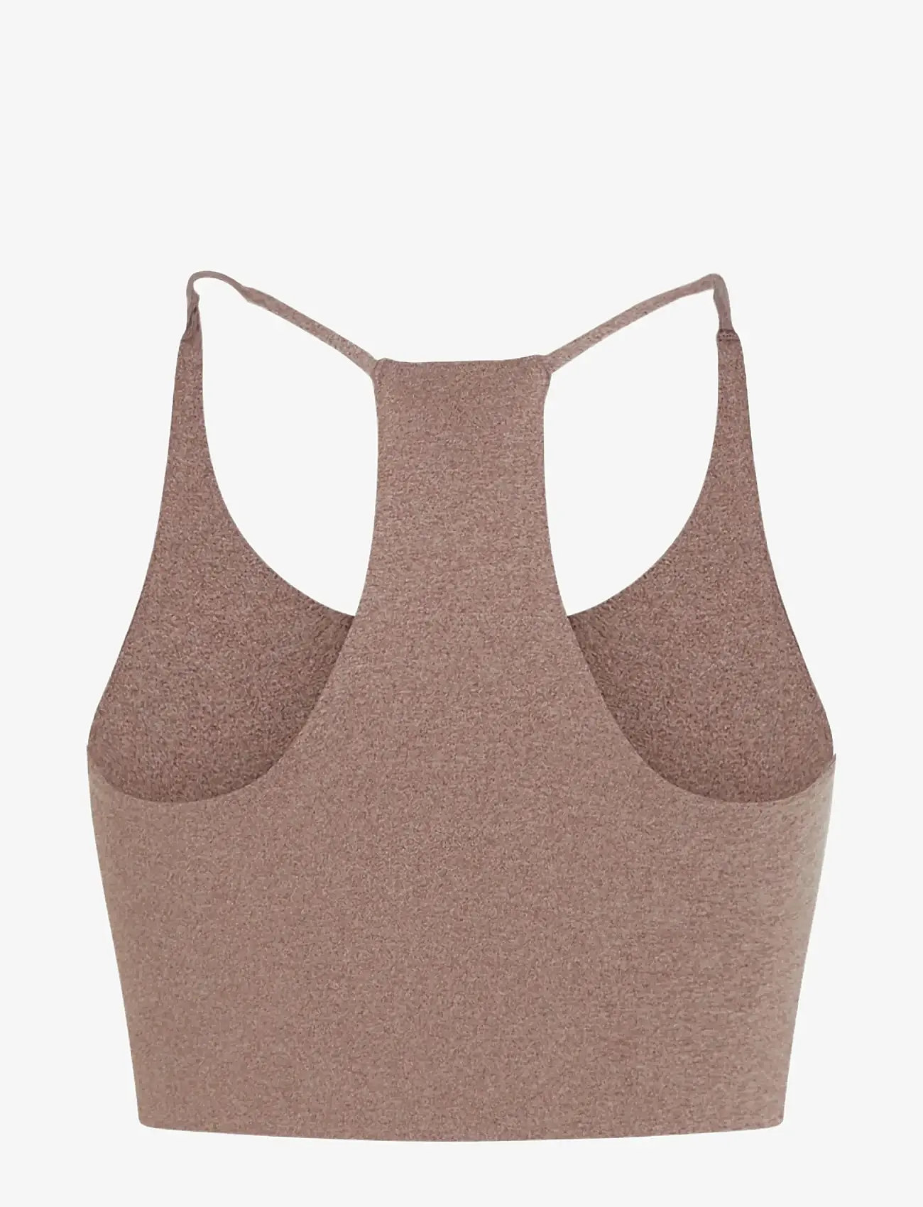 Girlfriend Collective - Float Cleo Halter Bra - sports bh'er: lav støtte - heather cocoon - 2