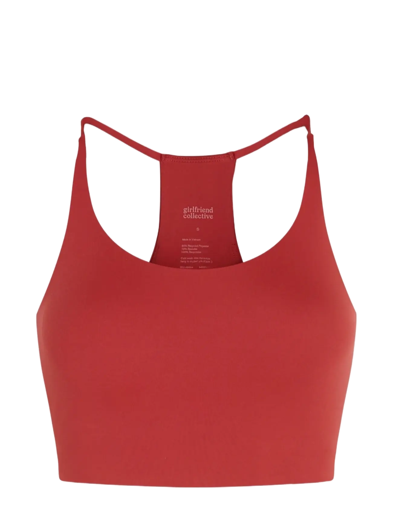 GIRLFRIEND COLLECTIVE Float Cleo Halter BH Rot - 5XL - Damen
