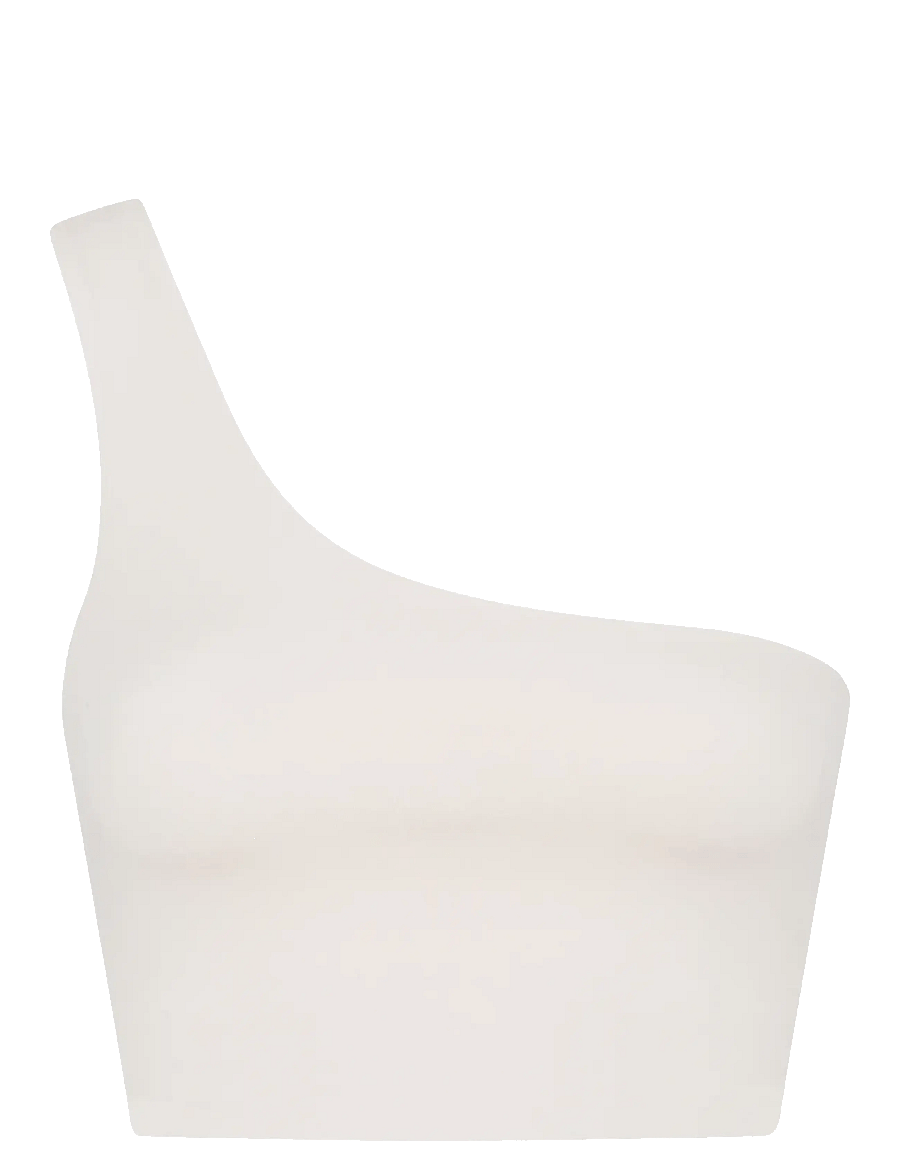 Girlfriend Collective - Bianca Bra, One Shoulder - mittlerer halt - arctic wolf - 1