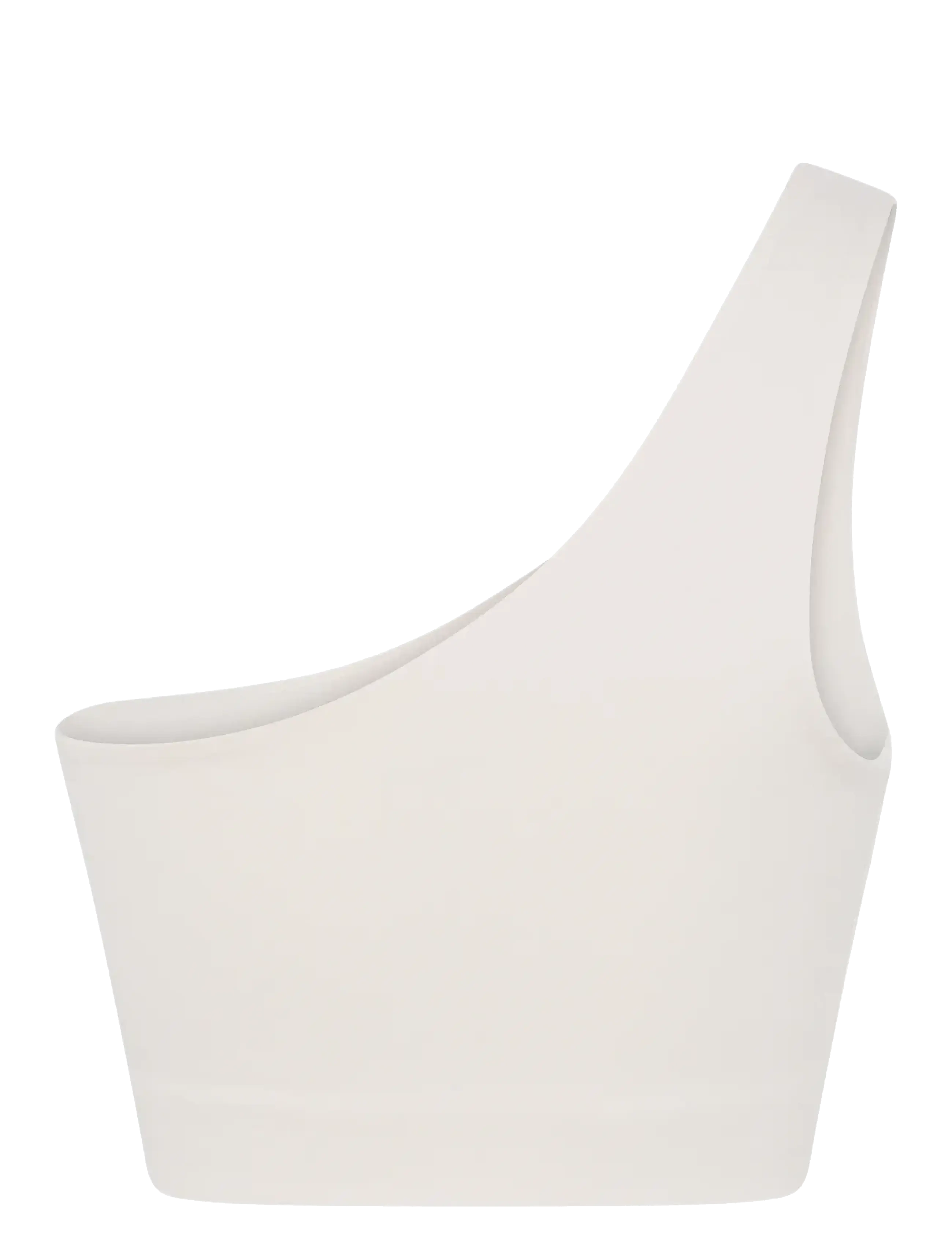 Girlfriend Collective - Bianca Bra, One Shoulder - medium support - arctic wolf - 2