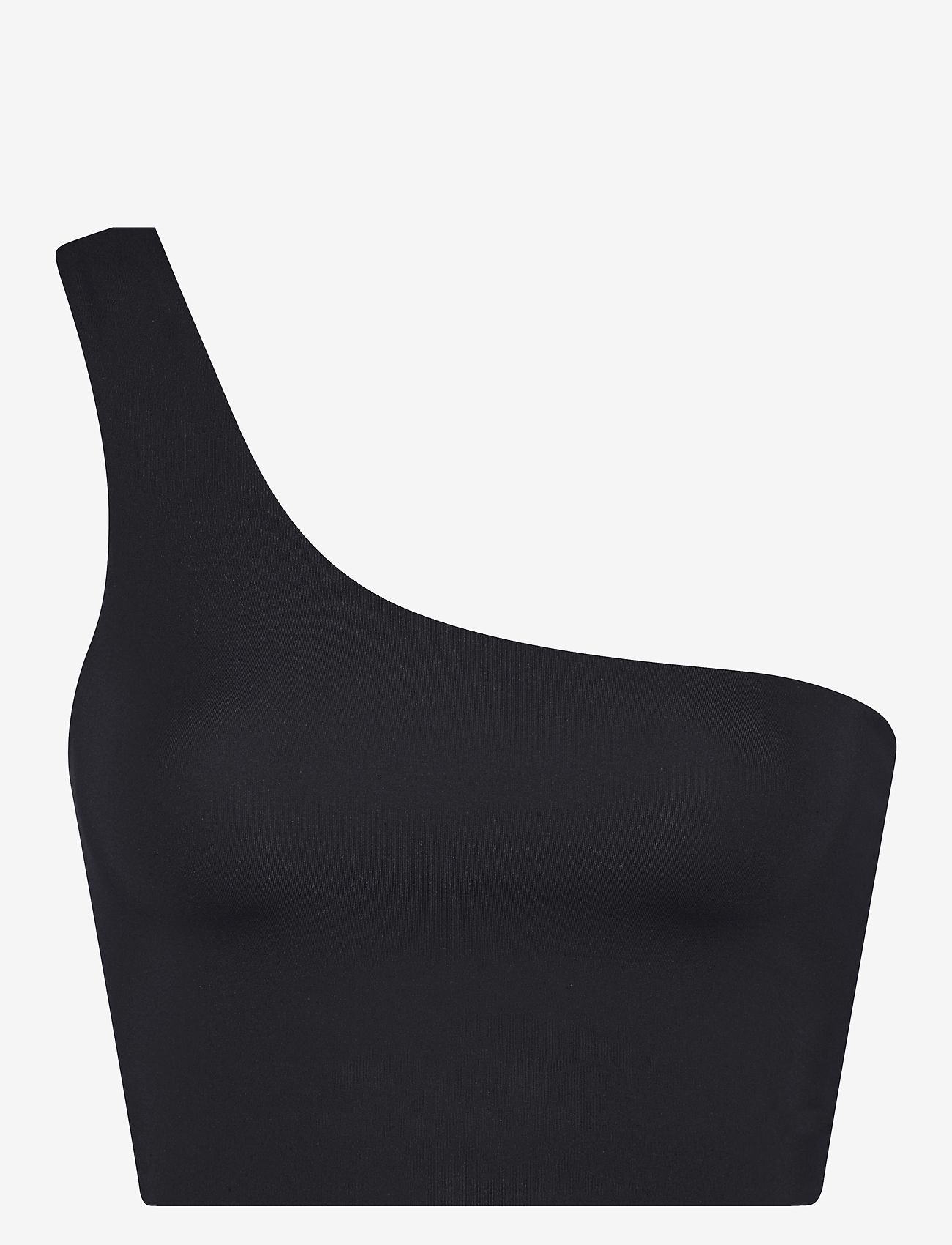 Girlfriend Collective - Bianca Bra, One Shoulder - medium support - black - 1