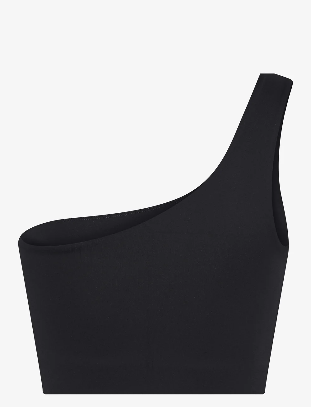 Girlfriend Collective - Bianca Bra, One Shoulder - mittlerer halt - black - 2