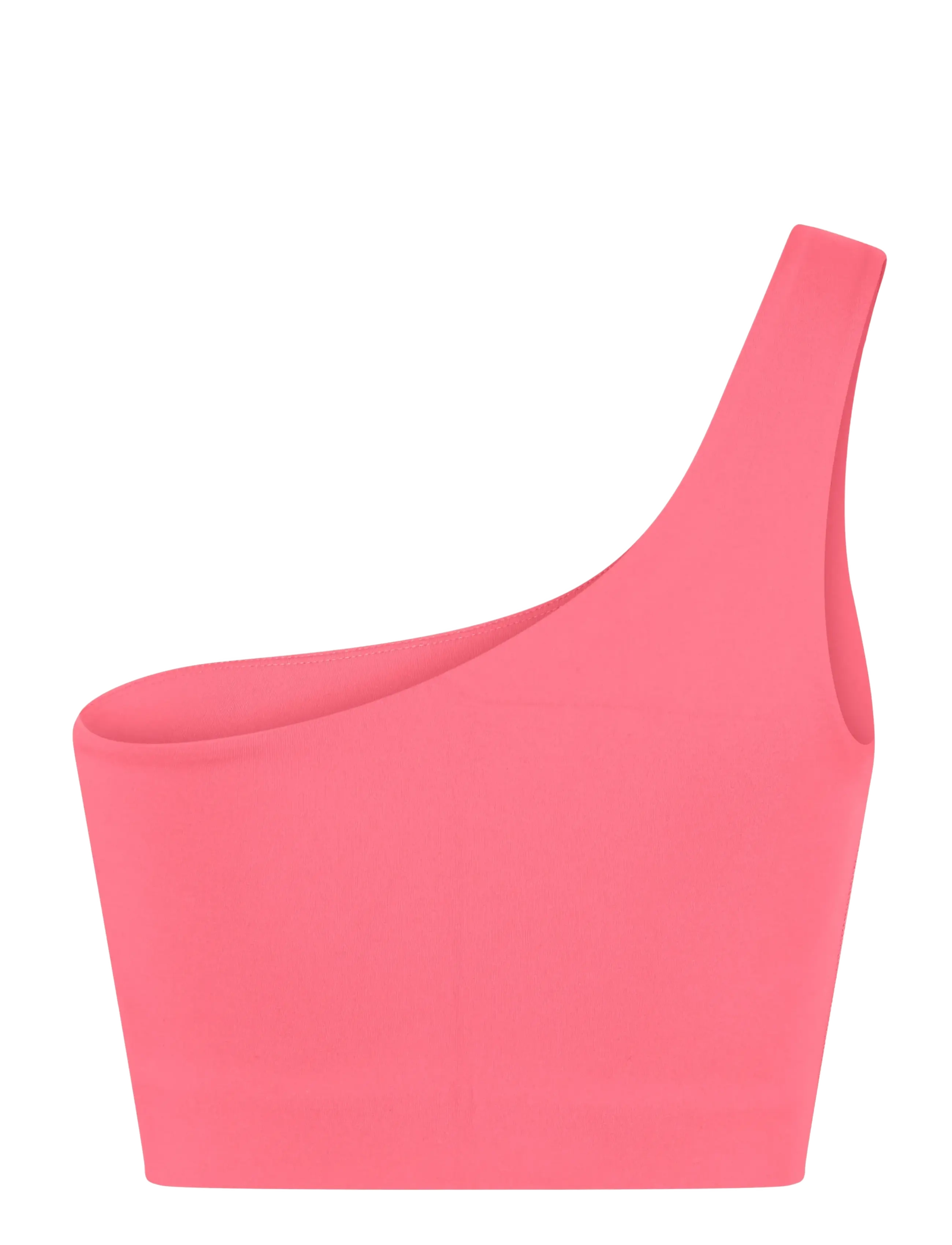 Girlfriend Collective - Bianca Bra, One Shoulder - sport-bhs: mittlerer halt - camellia - 2