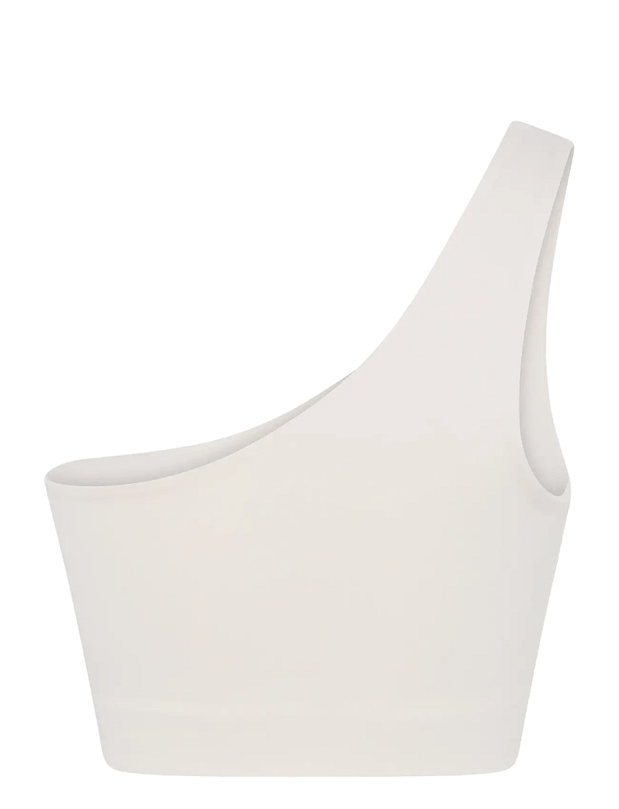 Girlfriend Collective - Bianca Bra, One Shoulder - mittlerer halt - ivory - 2