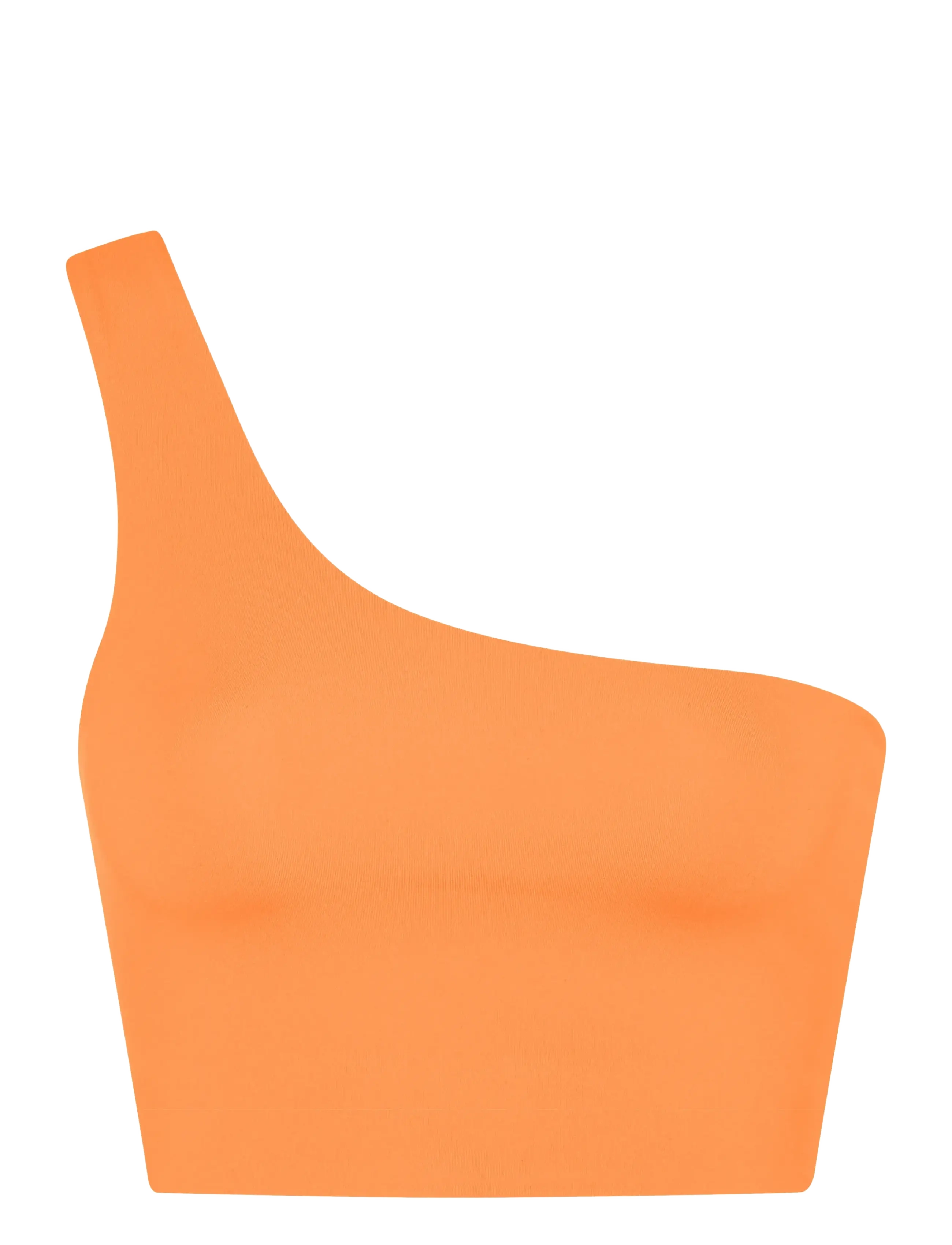Girlfriend Collective Bianca Bra, One Shoulder - BH:ar - ORANGE ZEST / orange