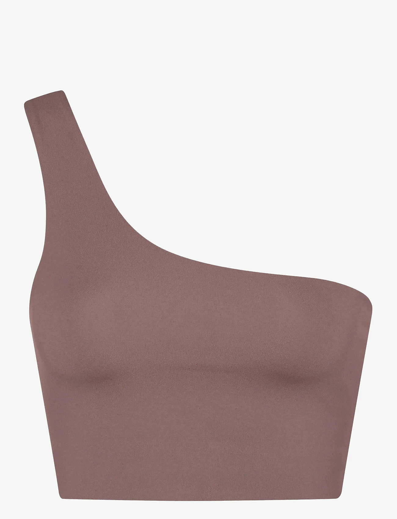 Girlfriend Collective - Bianca Bra, One Shoulder - mittlerer halt - porcini - 1