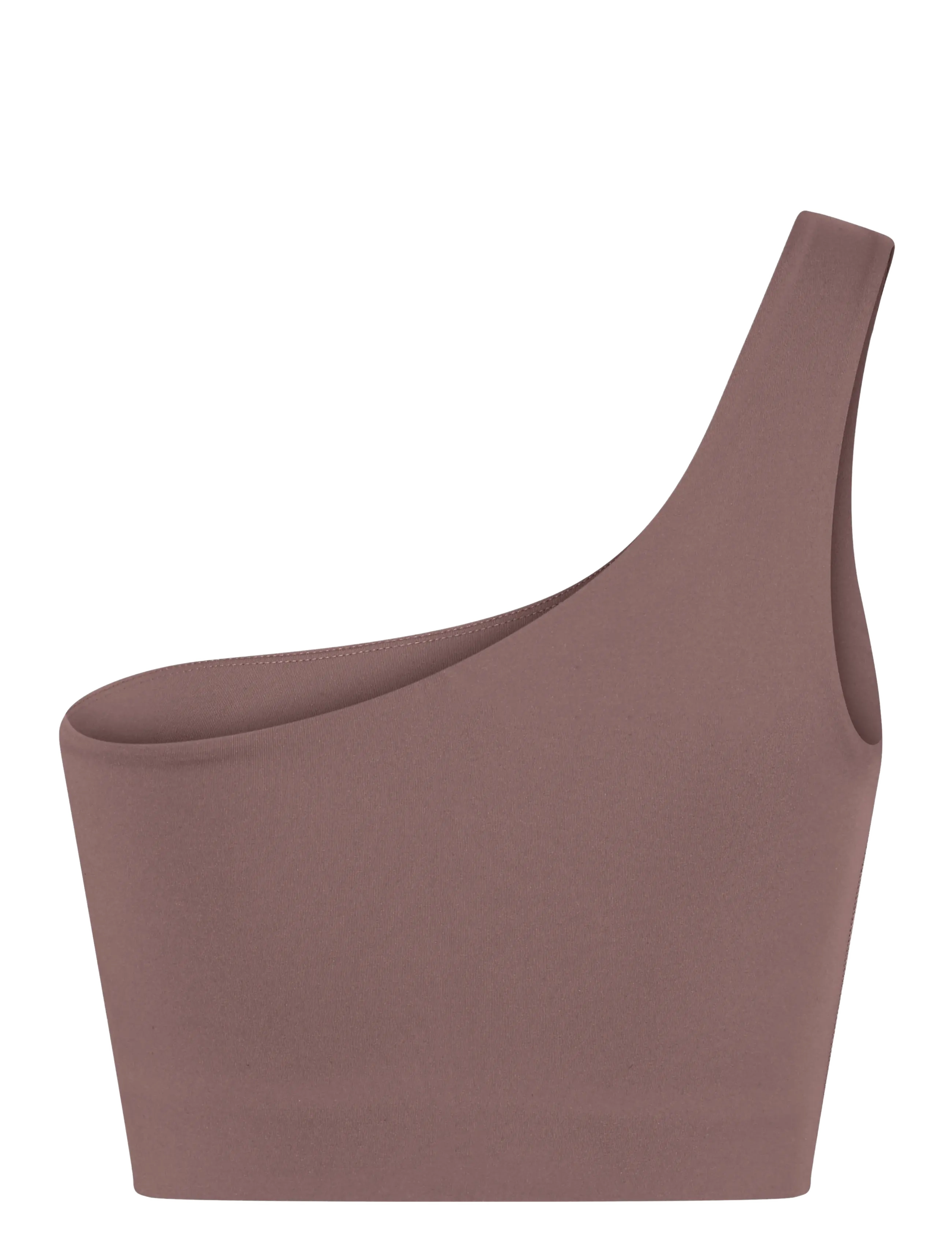 Girlfriend Collective - Bianca Bra, One Shoulder - medium support - porcini - 2