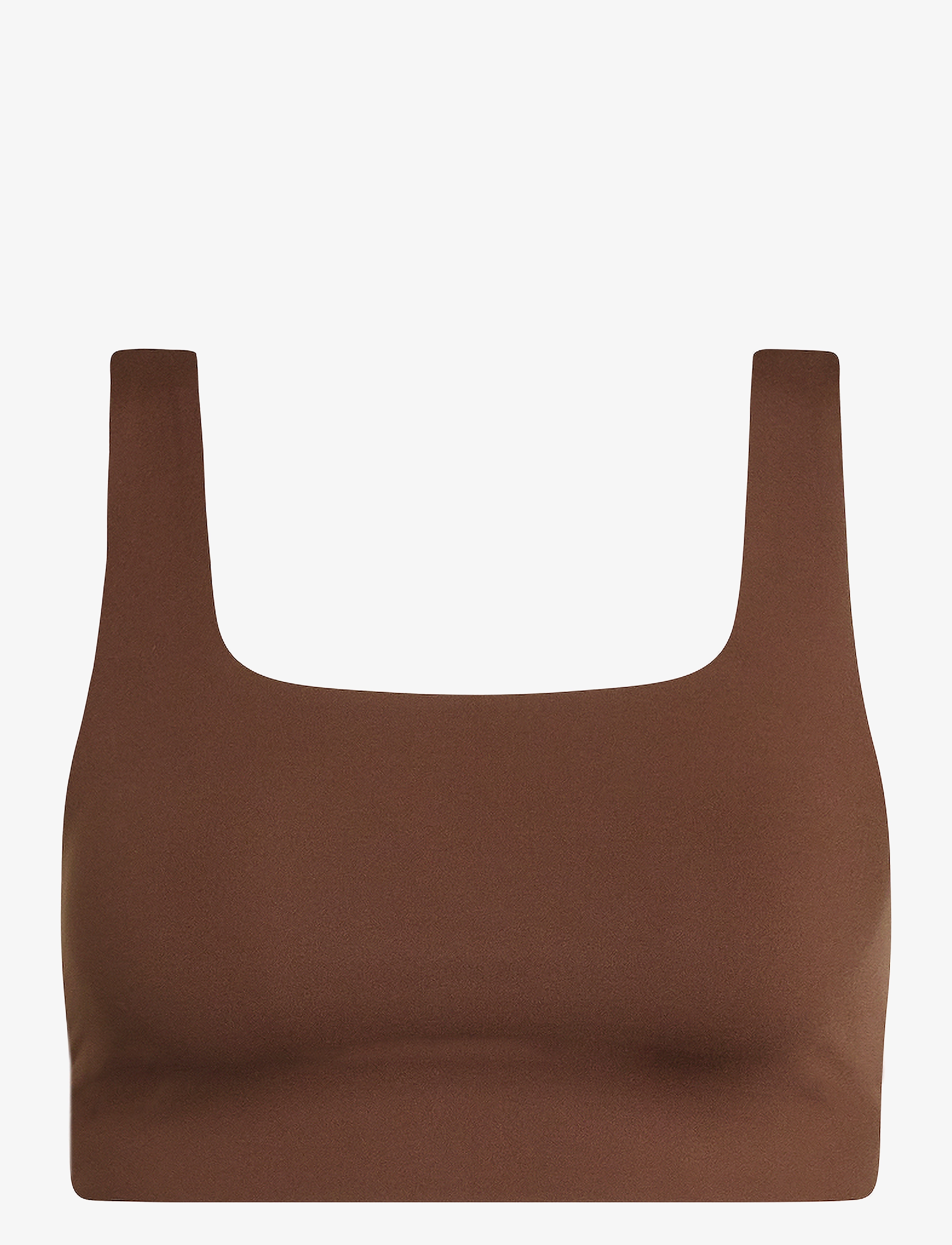 Girlfriend Collective - Tommy Bra, Square-Neck - urheiluliivit: medium tuki - earth - 1