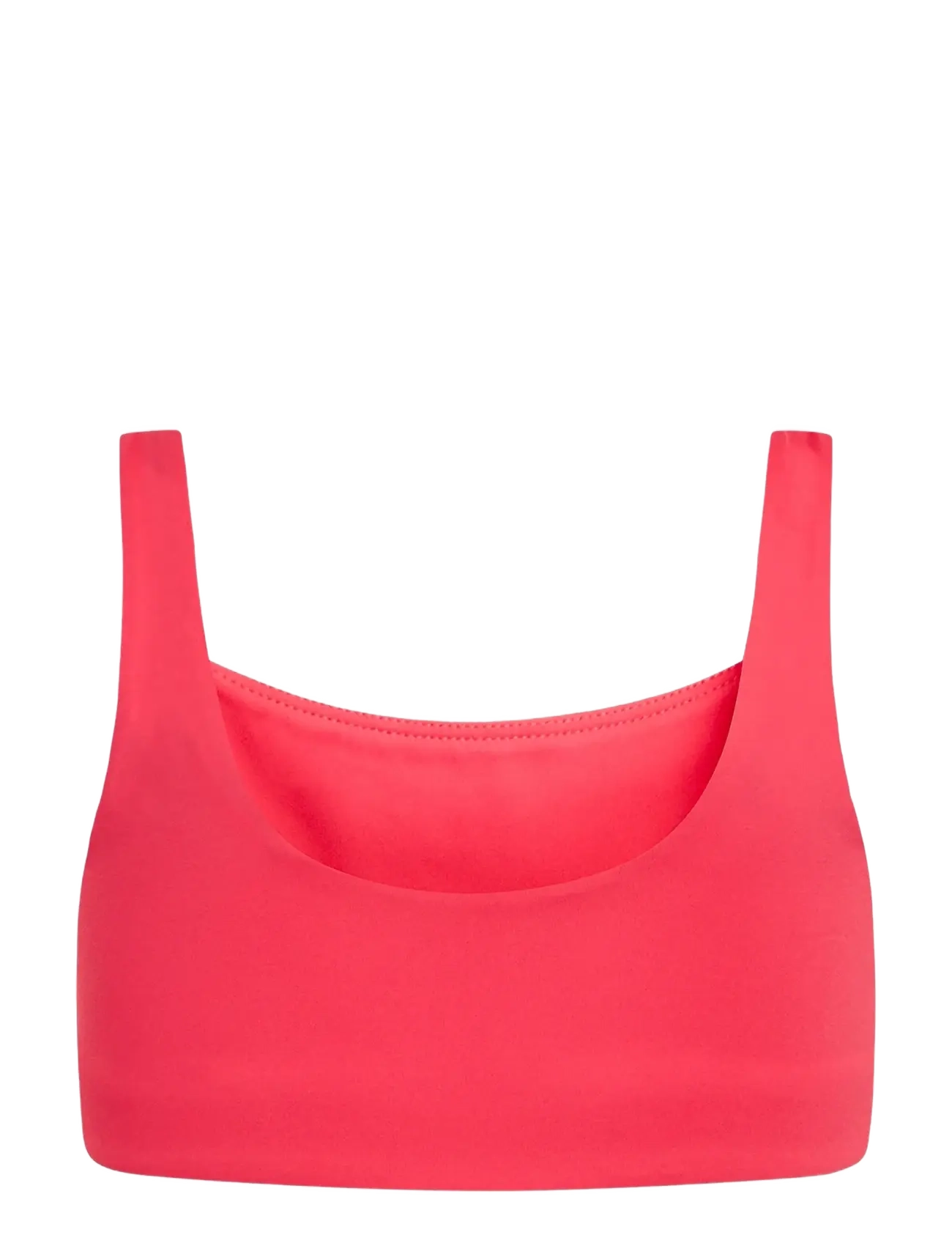 Girlfriend Collective - Tommy Bra, Square-Neck - sports bh'er: medium støtte - geranium - 2
