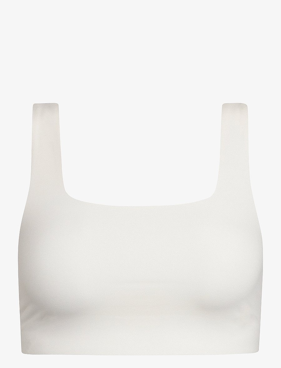 Girlfriend Collective - Tommy Bra, Square-Neck - mittlerer halt - ivory - 1