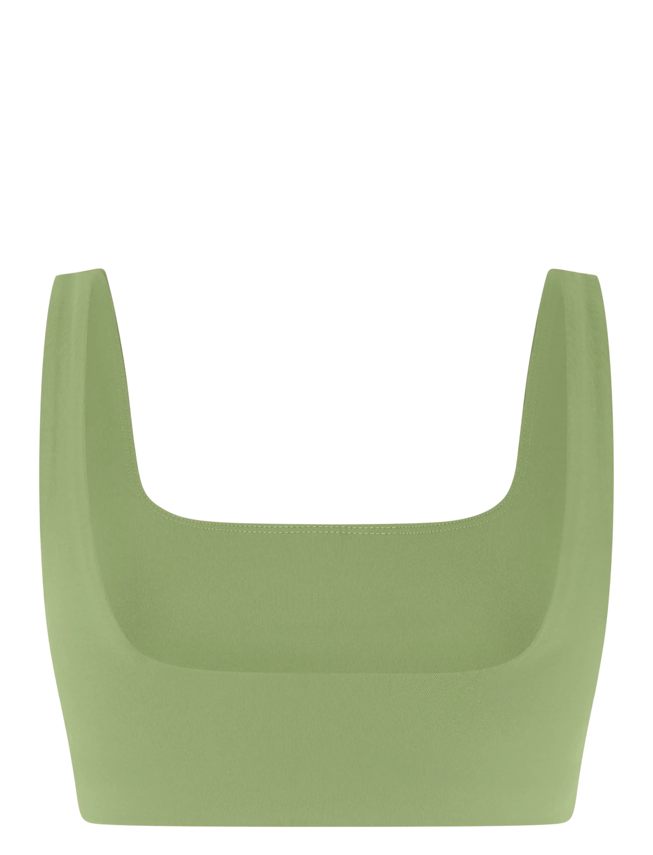 Girlfriend Collective - Tommy Bra, Square-Neck - sports bh'er: medium støtte - mantis - 2