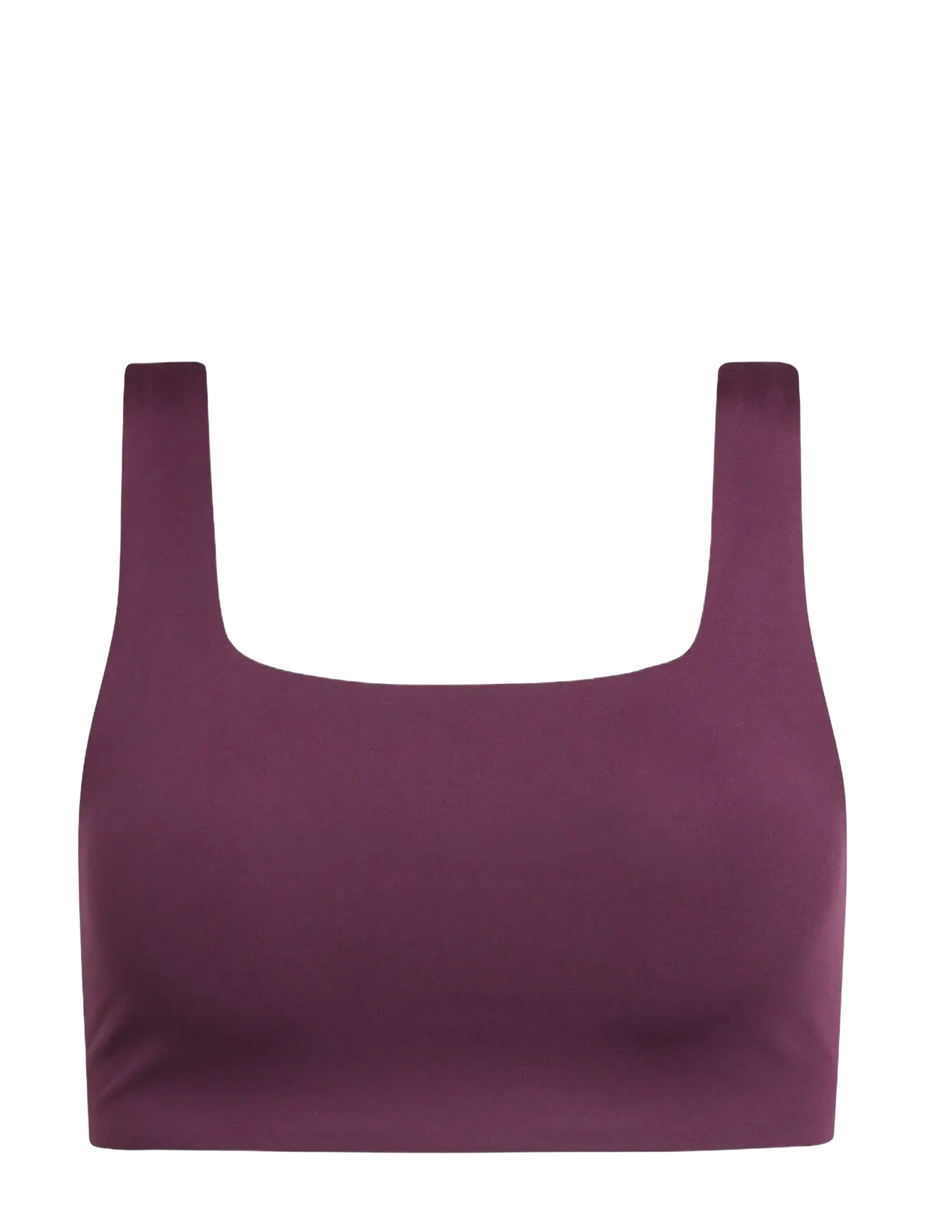 Girlfriend Collective Tommy Bra, Square-Neck - Sports BH'er - PLUM / purple