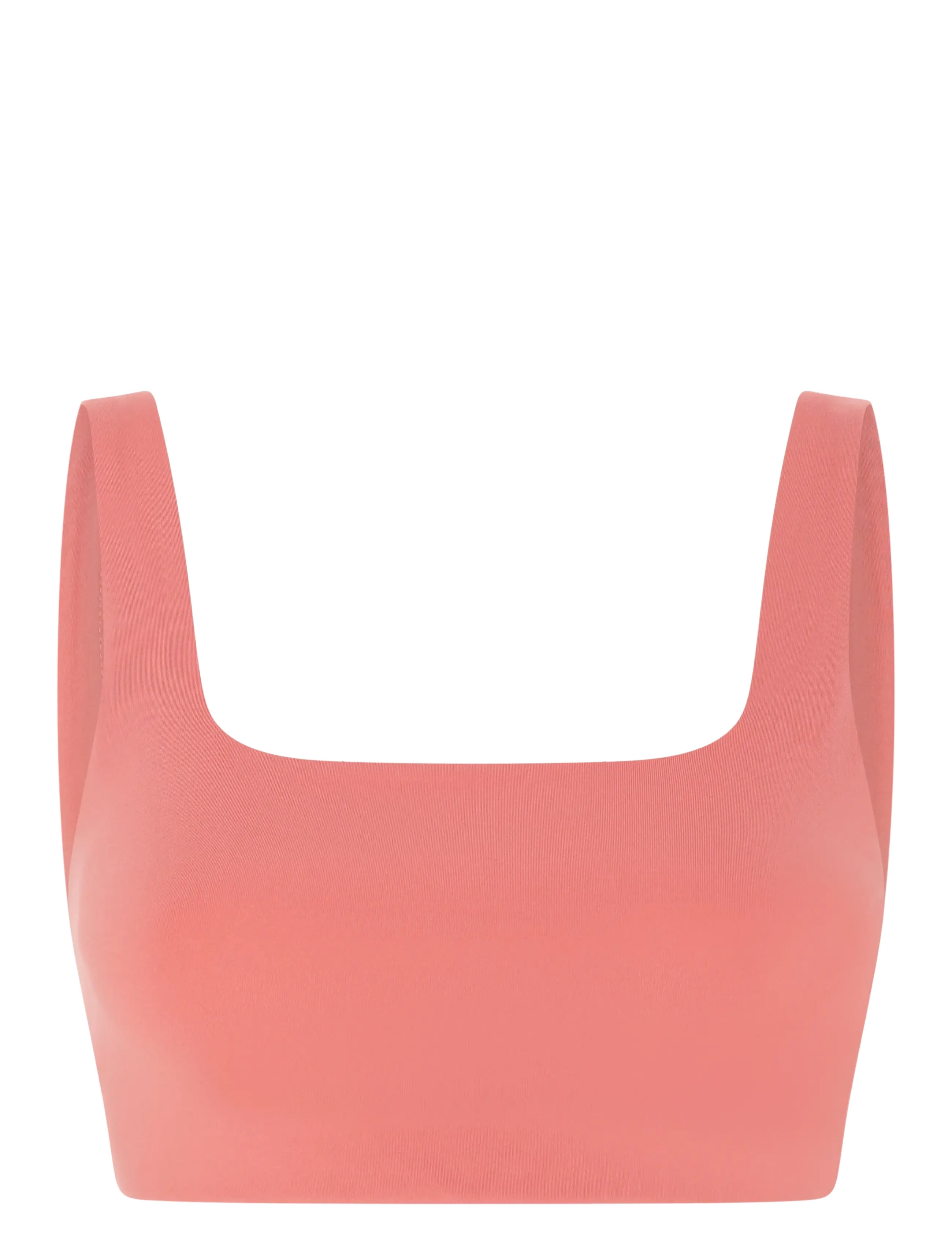 GIRLFRIEND COLLECTIVE Tommy BH, Square-Neck Coral - XS - Damen
