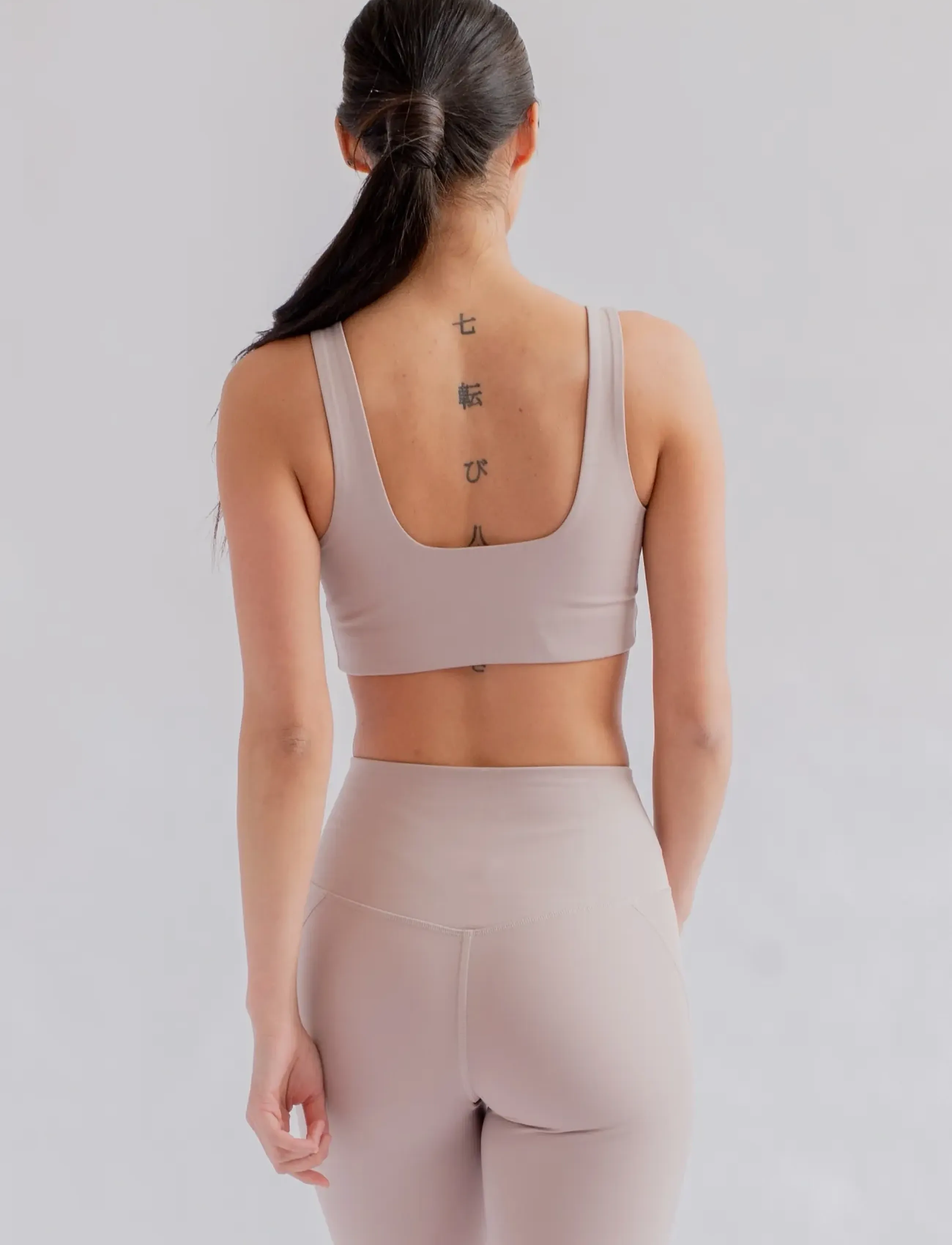Girlfriend Collective - Tommy Bra, Square-Neck - sports bh'er: medium støtte - quartz - 3