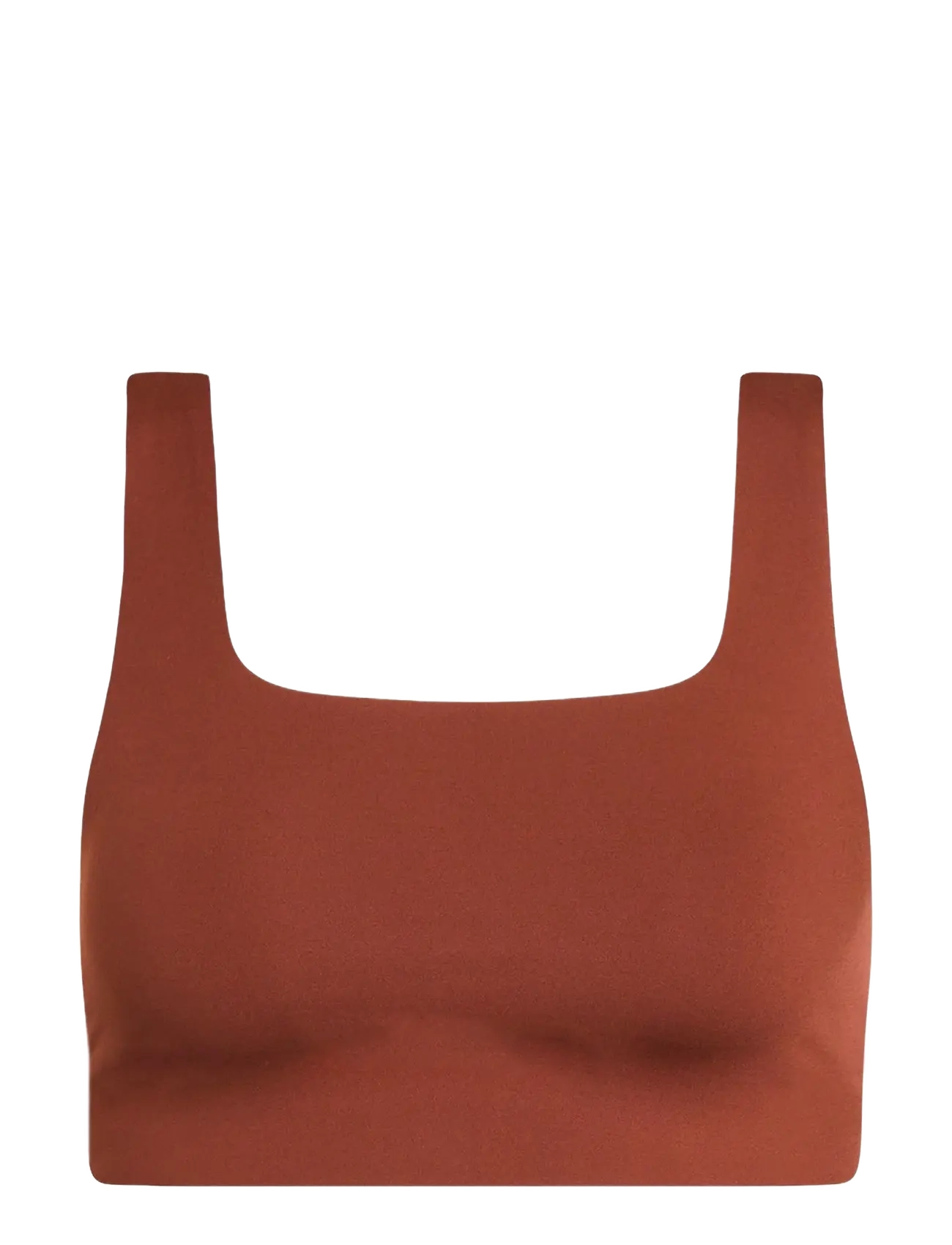 GIRLFRIEND COLLECTIVE Tommy BH, Square-Neck Braun - XXS - Damen