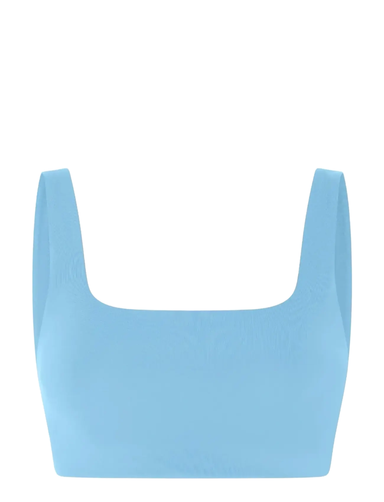 GIRLFRIEND COLLECTIVE Tommy BH, Square-Neck Blau - XS - Damen
