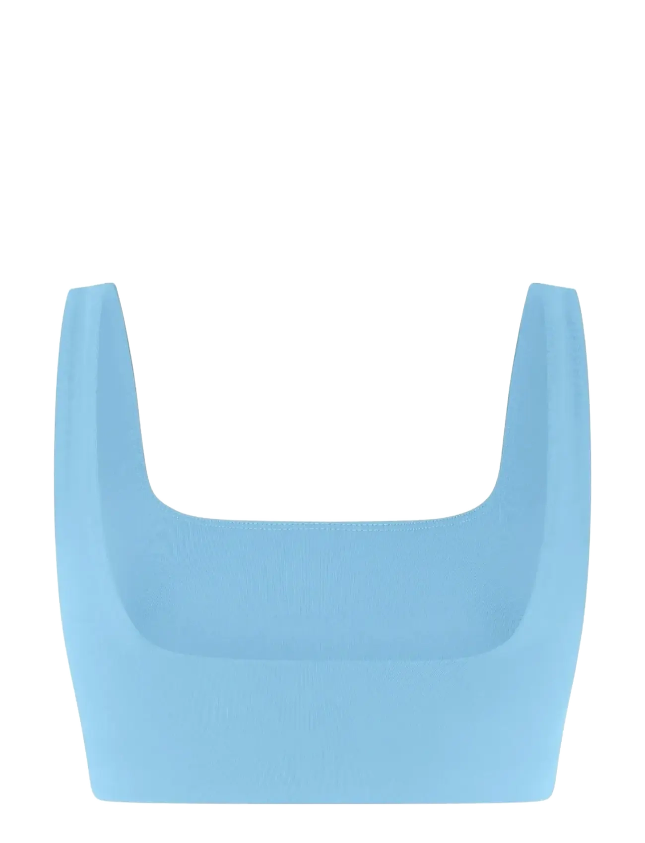 Girlfriend Collective - Tommy Bra, Square-Neck - sports bh'er: medium støtte - sky - 2