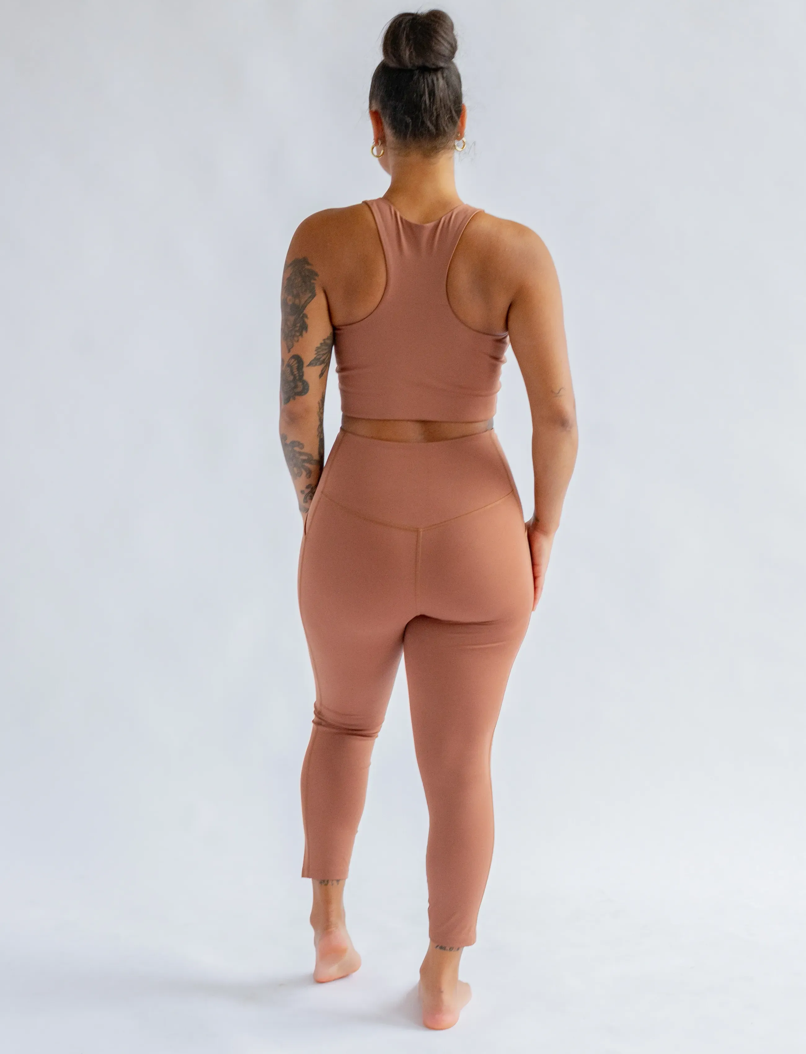 Girlfriend Collective - Dylan Bra - sports bh'er: medium støtte - antler - 4