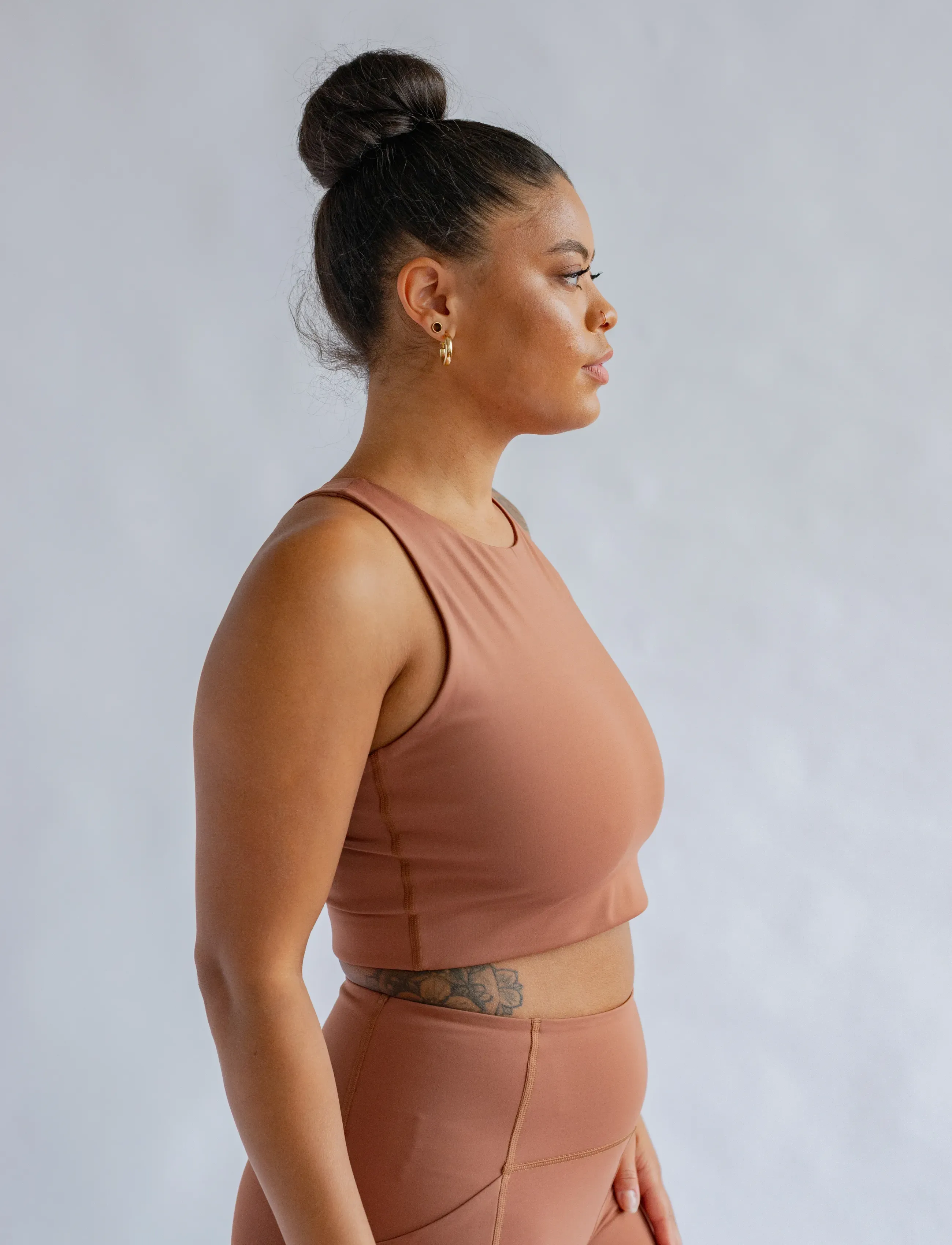 Girlfriend Collective - Dylan Bra - sports bh'er: medium støtte - antler - 5
