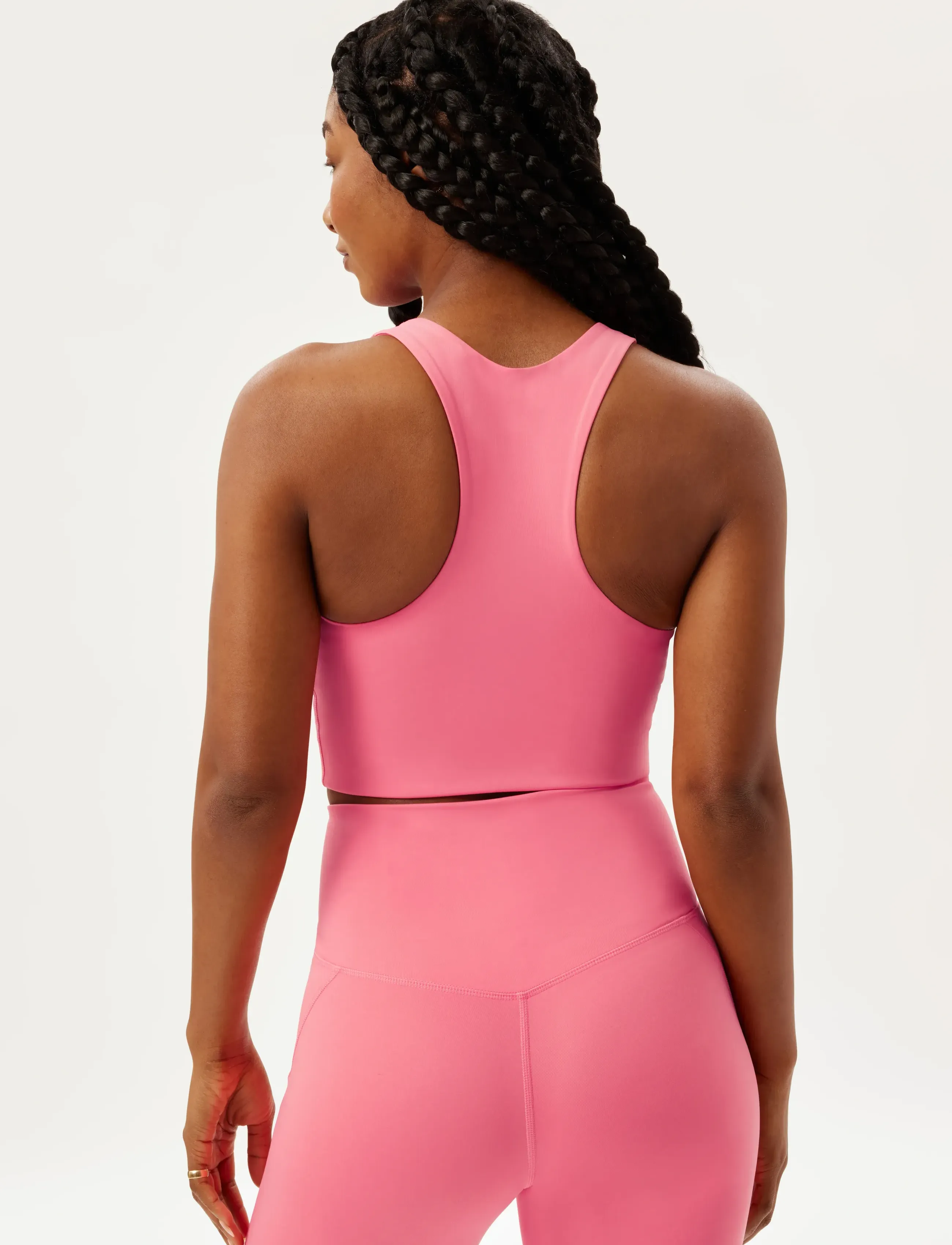Girlfriend Collective - Dylan Bra - sports bh'er: medium støtte - camellia - 4