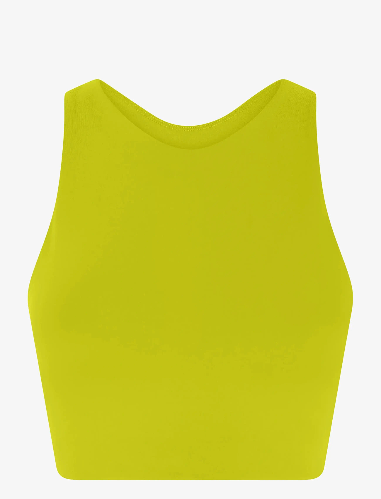 Girlfriend Collective - Dylan Bra - sports bh'er: medium støtte - chartreuse - 1