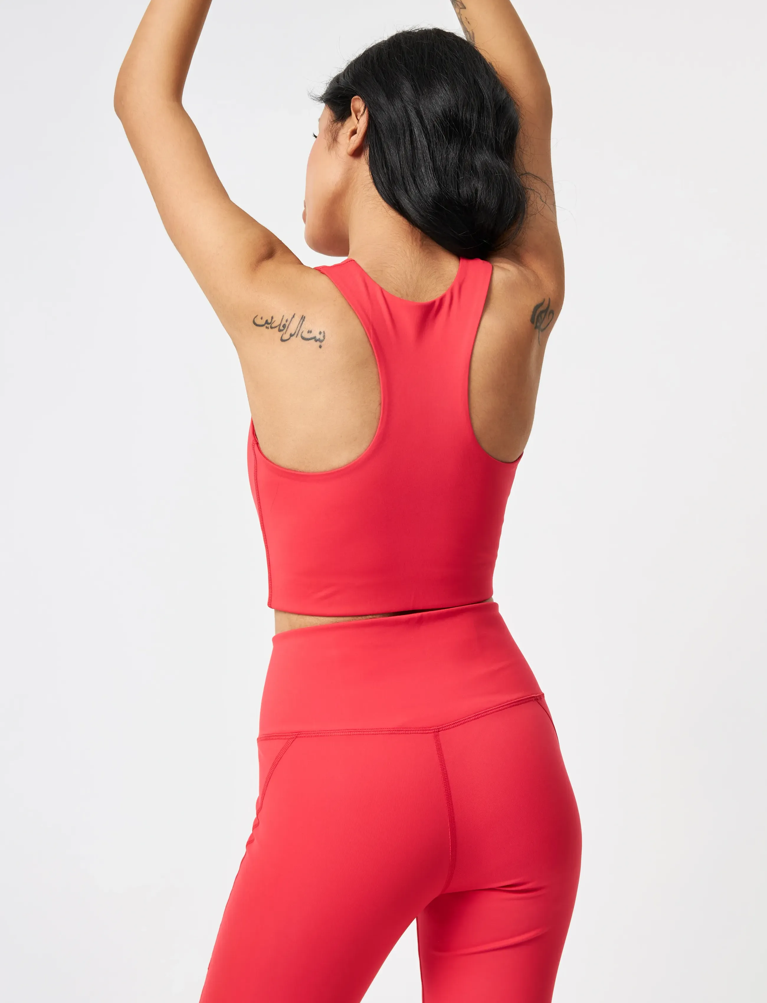 Girlfriend Collective - Dylan Bra - sports bh'er: medium støtte - cherry - 3