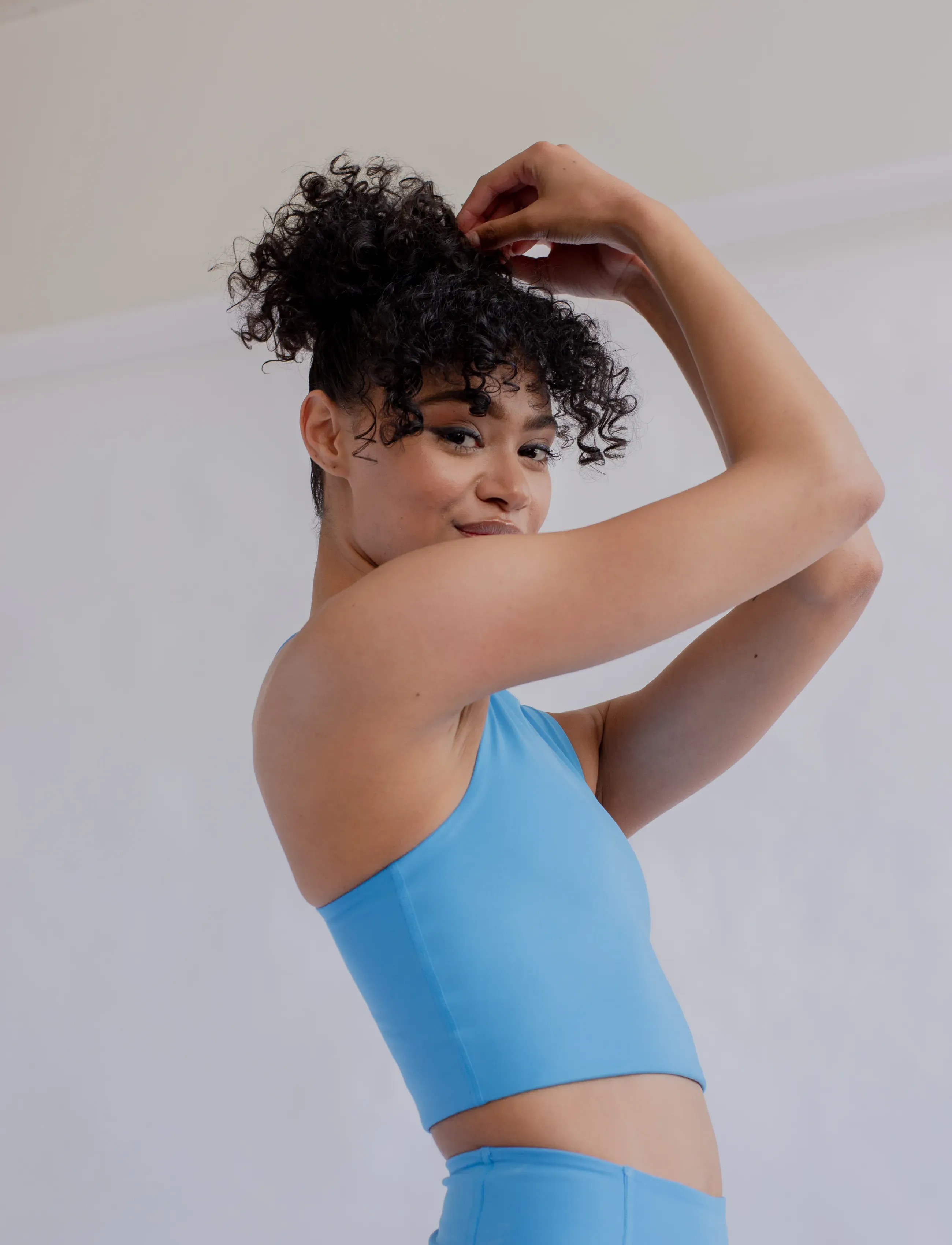 Girlfriend Collective - Dylan Bra - sport-bhs: mittlerer halt - haze - 5