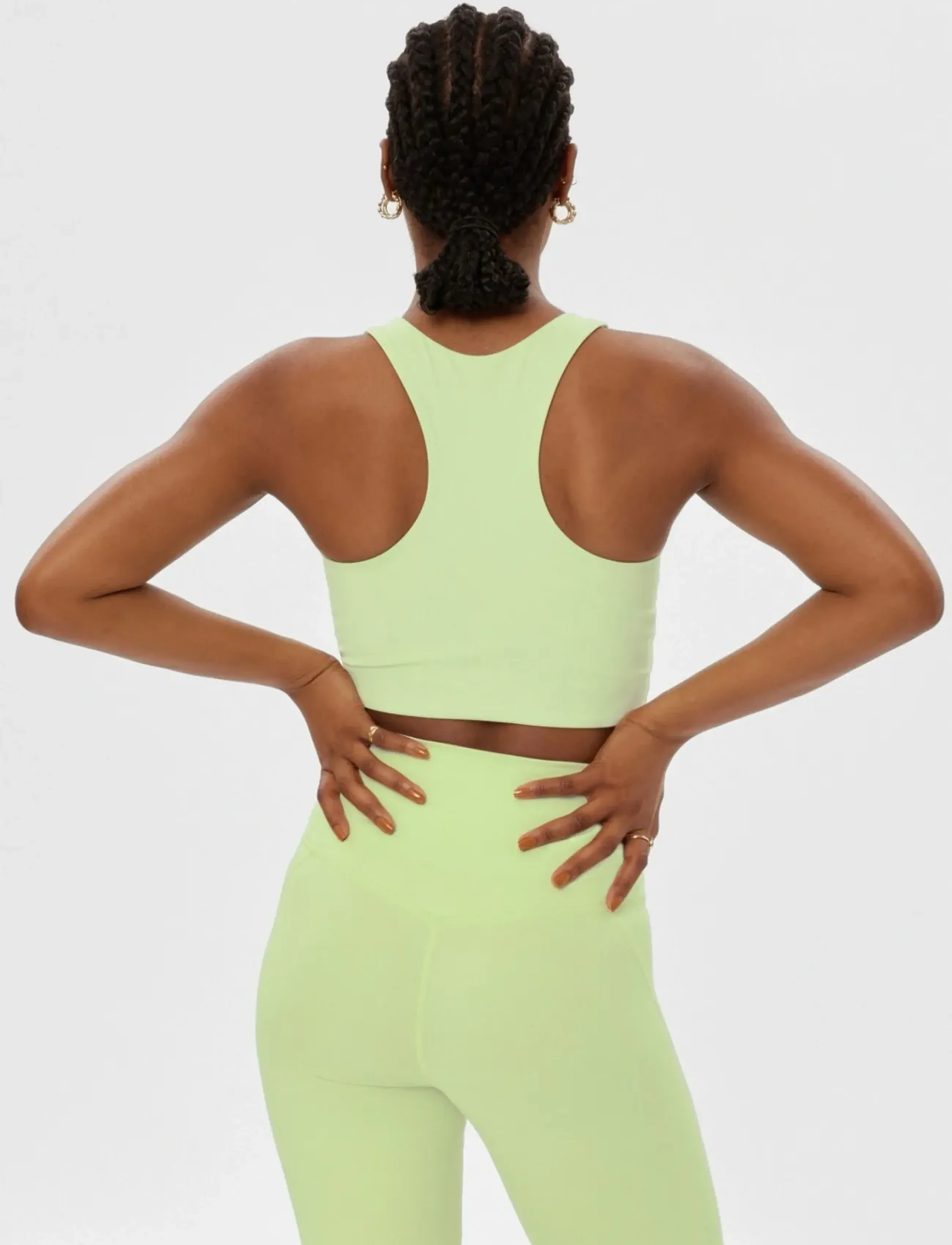 Girlfriend Collective - Dylan Bra - spordirinnahoidjad: keskmine - key lime - 3
