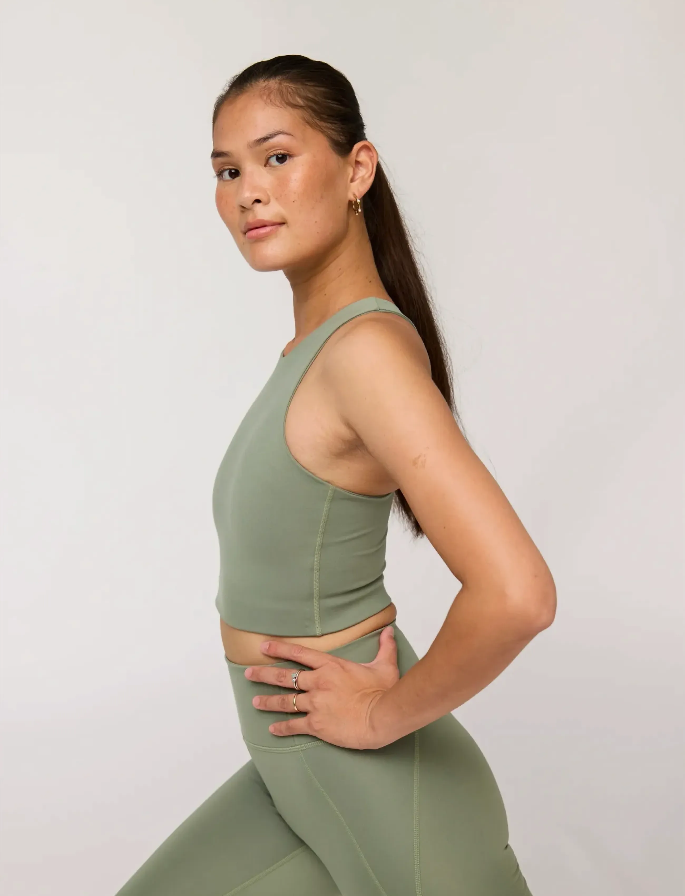 Girlfriend Collective - Dylan Bra - sports bh'er: medium støtte - leaf - 5
