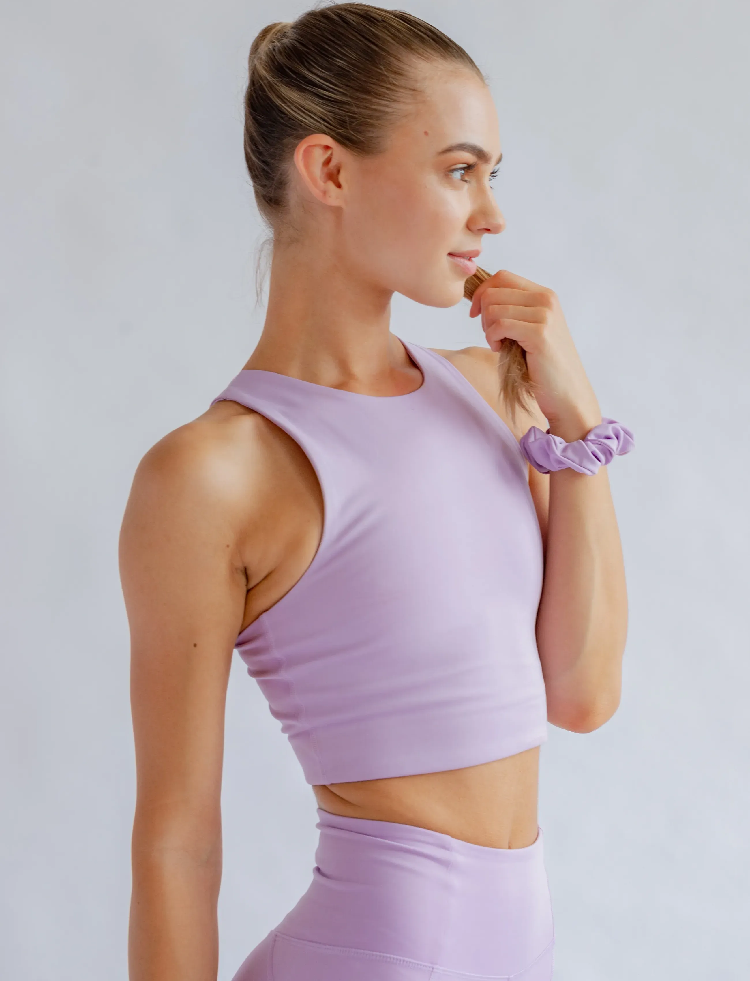 Girlfriend Collective - Dylan Bra - sports bh'er: medium støtte - lilac - 3