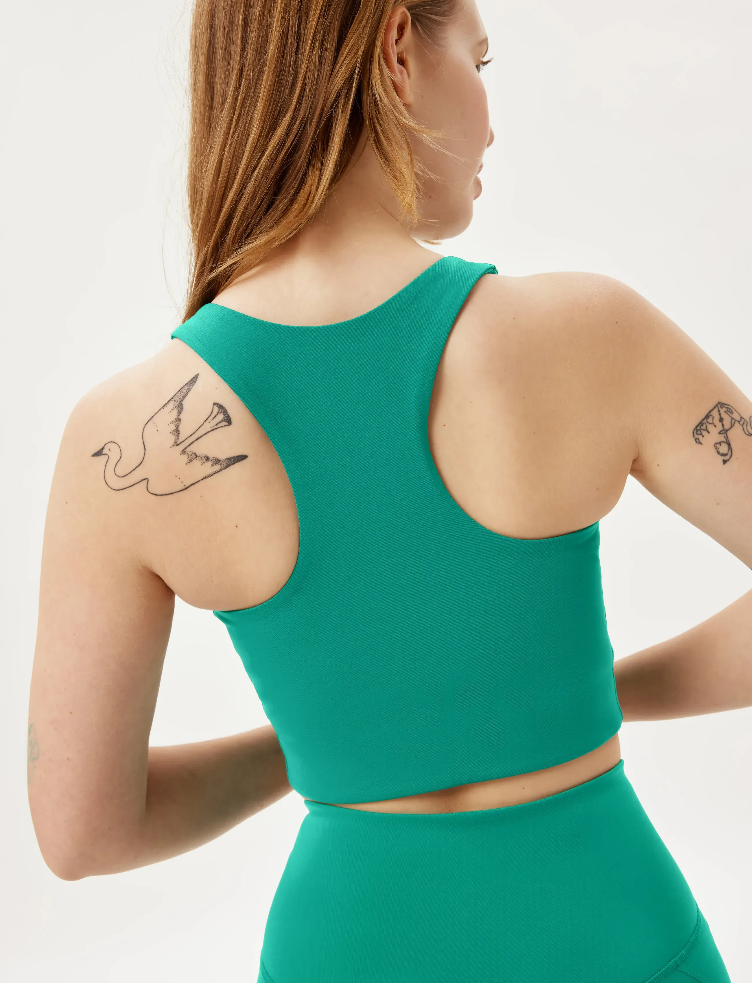 Girlfriend Collective - Dylan Bra - sports bh'er: medium støtte - saguaro - 5
