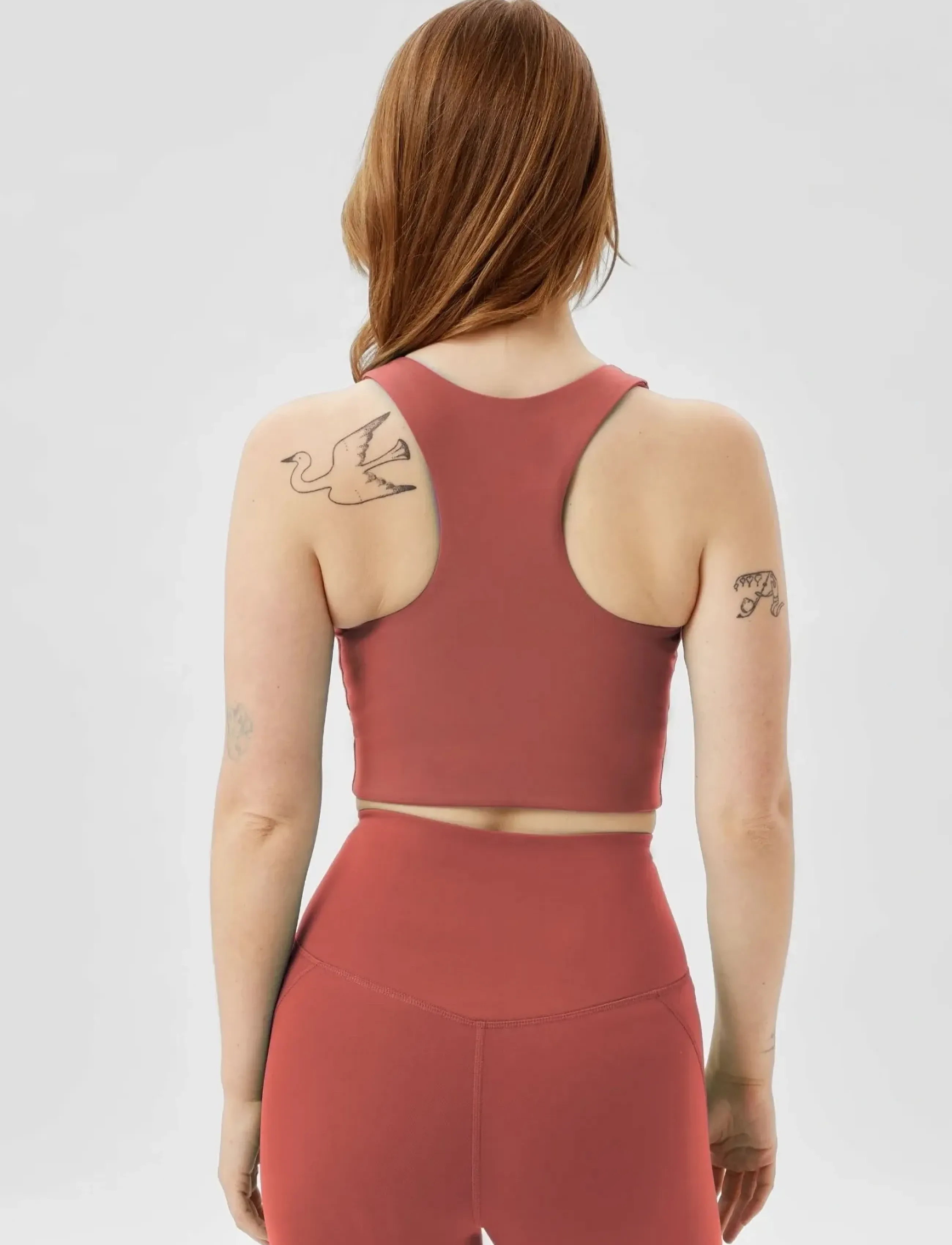 Girlfriend Collective - Dylan Bra - sports bh'er: medium støtte - sedona - 3