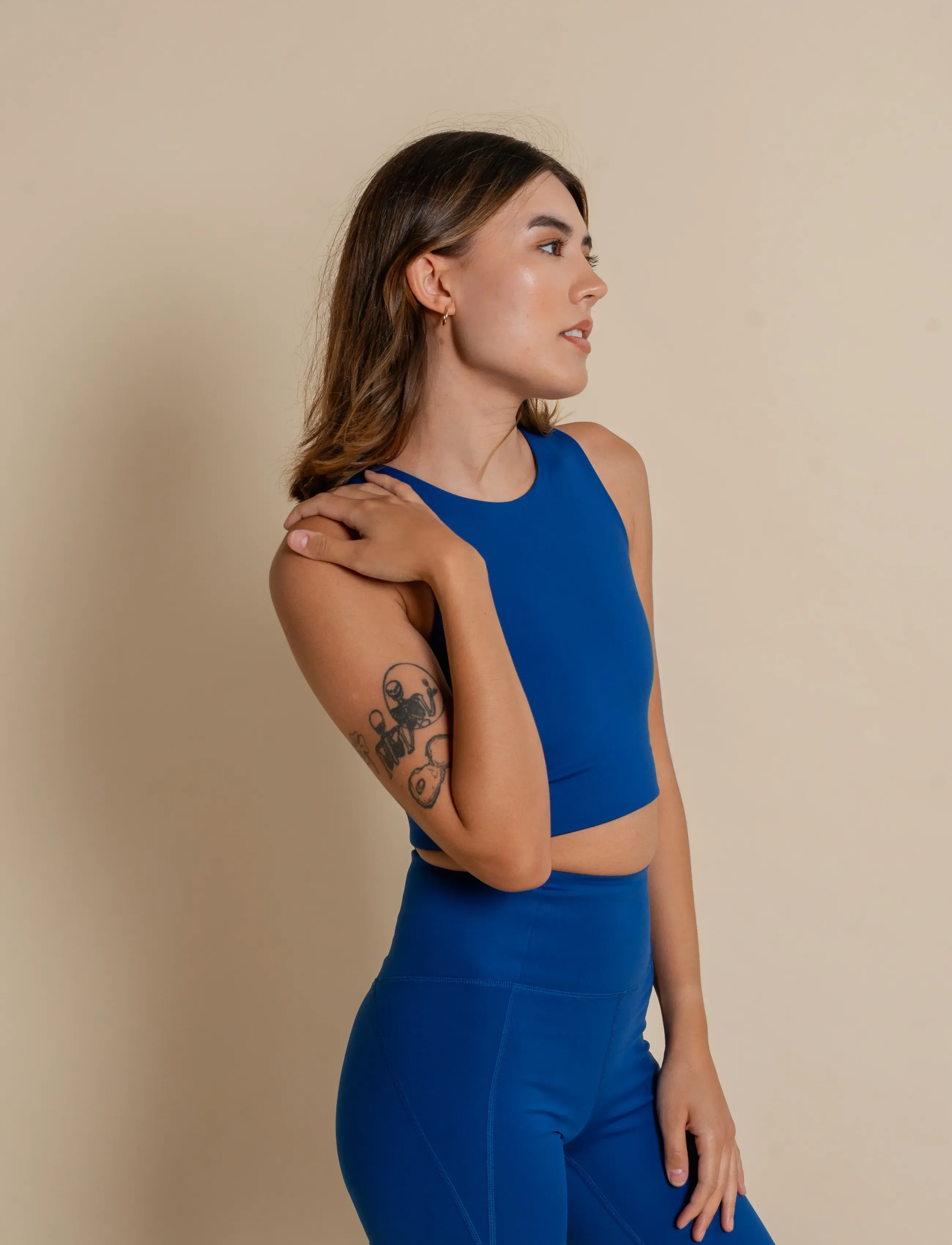Girlfriend Collective - Dylan Bra - spordirinnahoidjad: keskmine - sodalite - 5