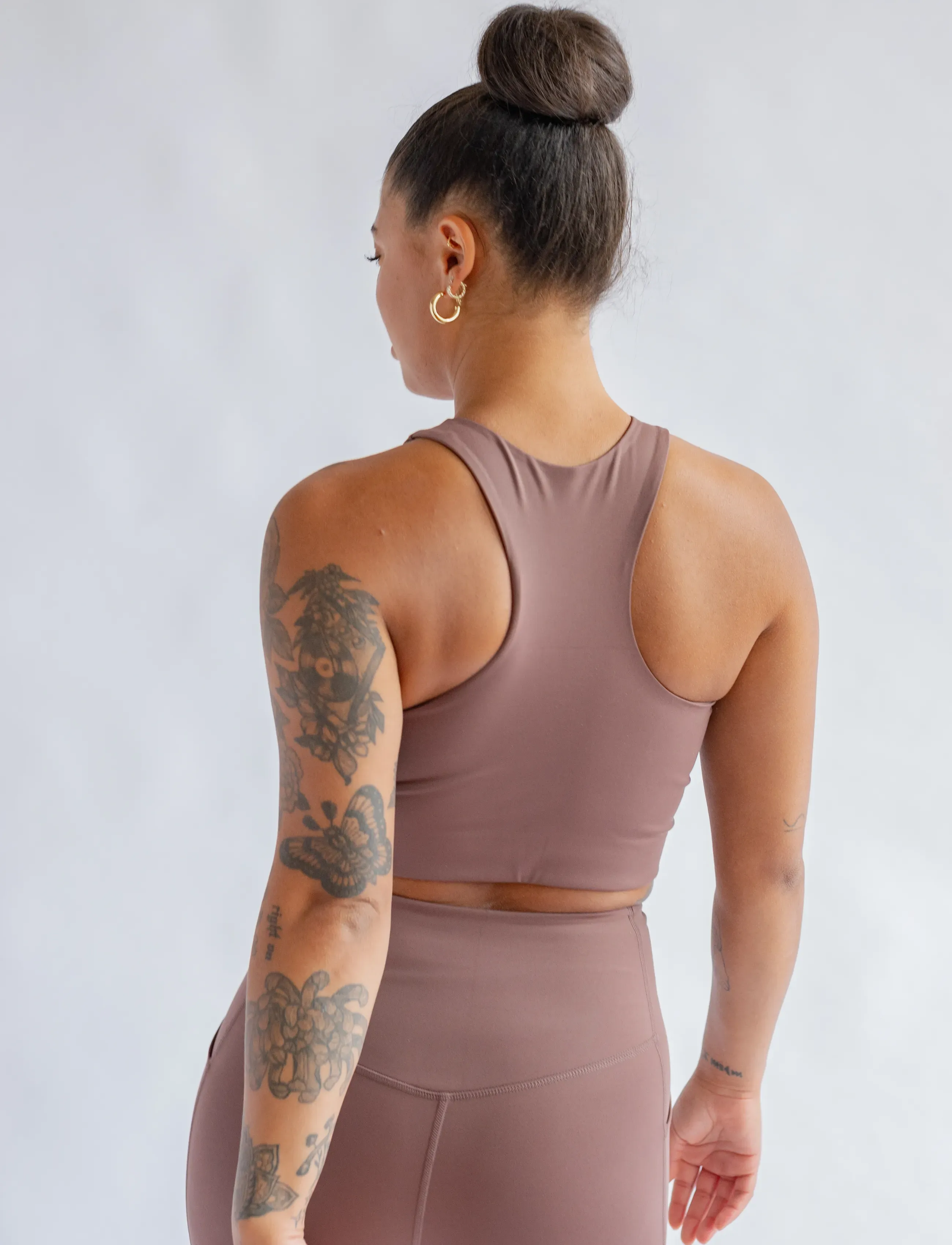 Girlfriend Collective - Dylan Bra - sports bh'er: medium støtte - storm - 3