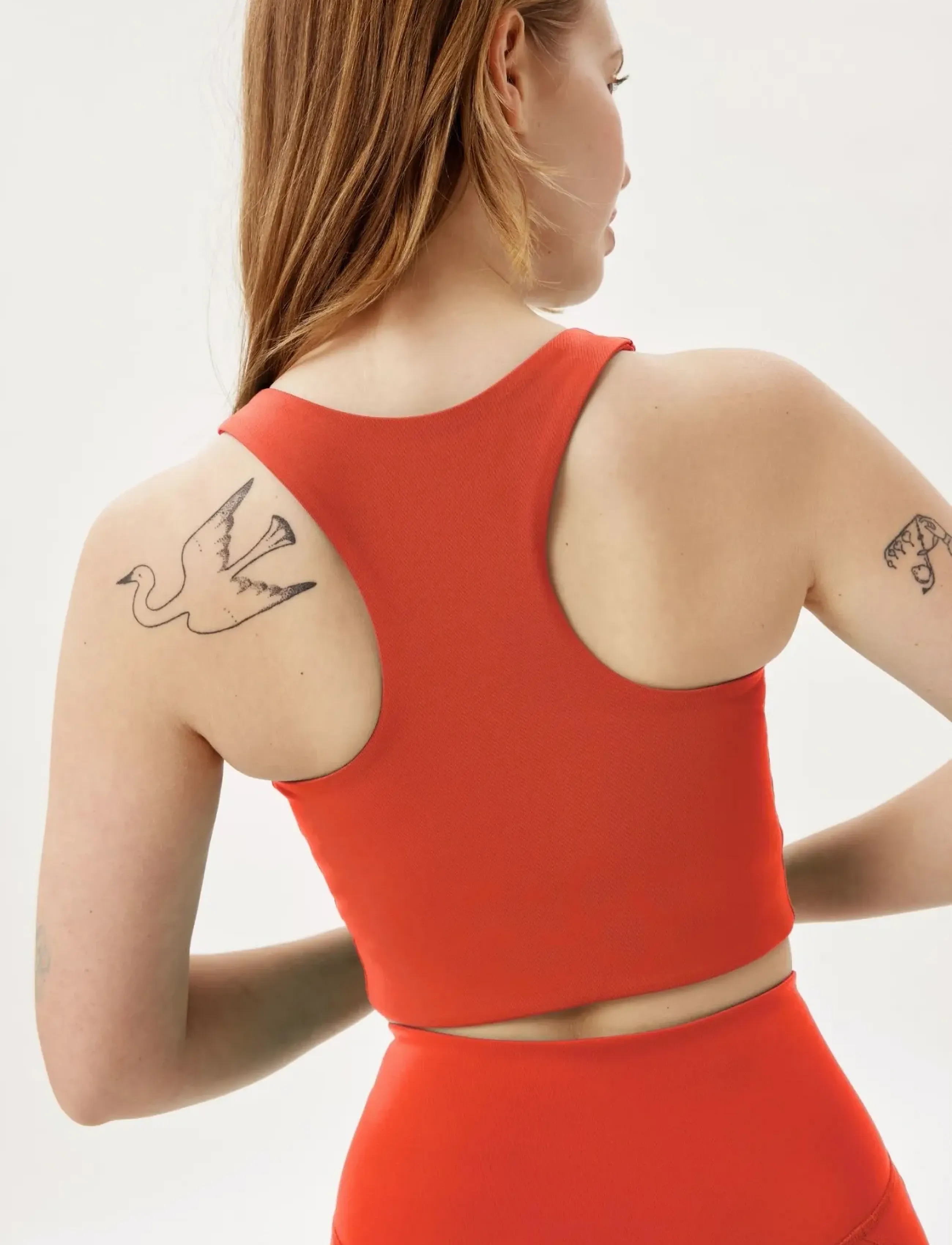Girlfriend Collective - Dylan Bra - sports bh'er: medium støtte - tart - 3