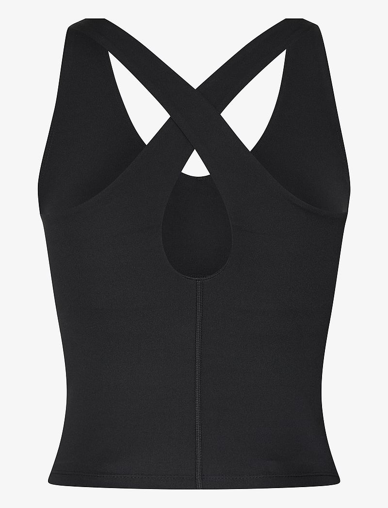 Girlfriend Collective - Float Zoe Tank, Cross-Back - tank tops - black - 2