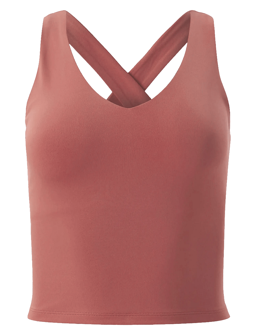 Girlfriend Collective - Float Zoe Tank, Cross-Back - linnen - fig - 1