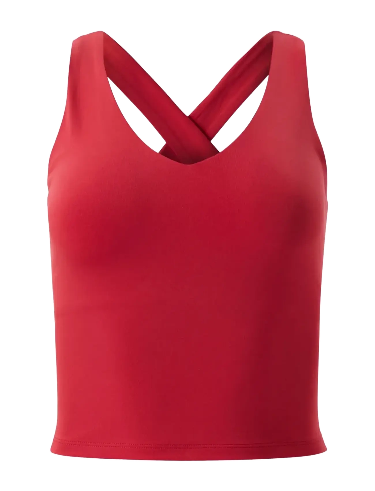 Girlfriend Collective Float Zoe Tank, Cross-Back - Tøj - FLAME / red