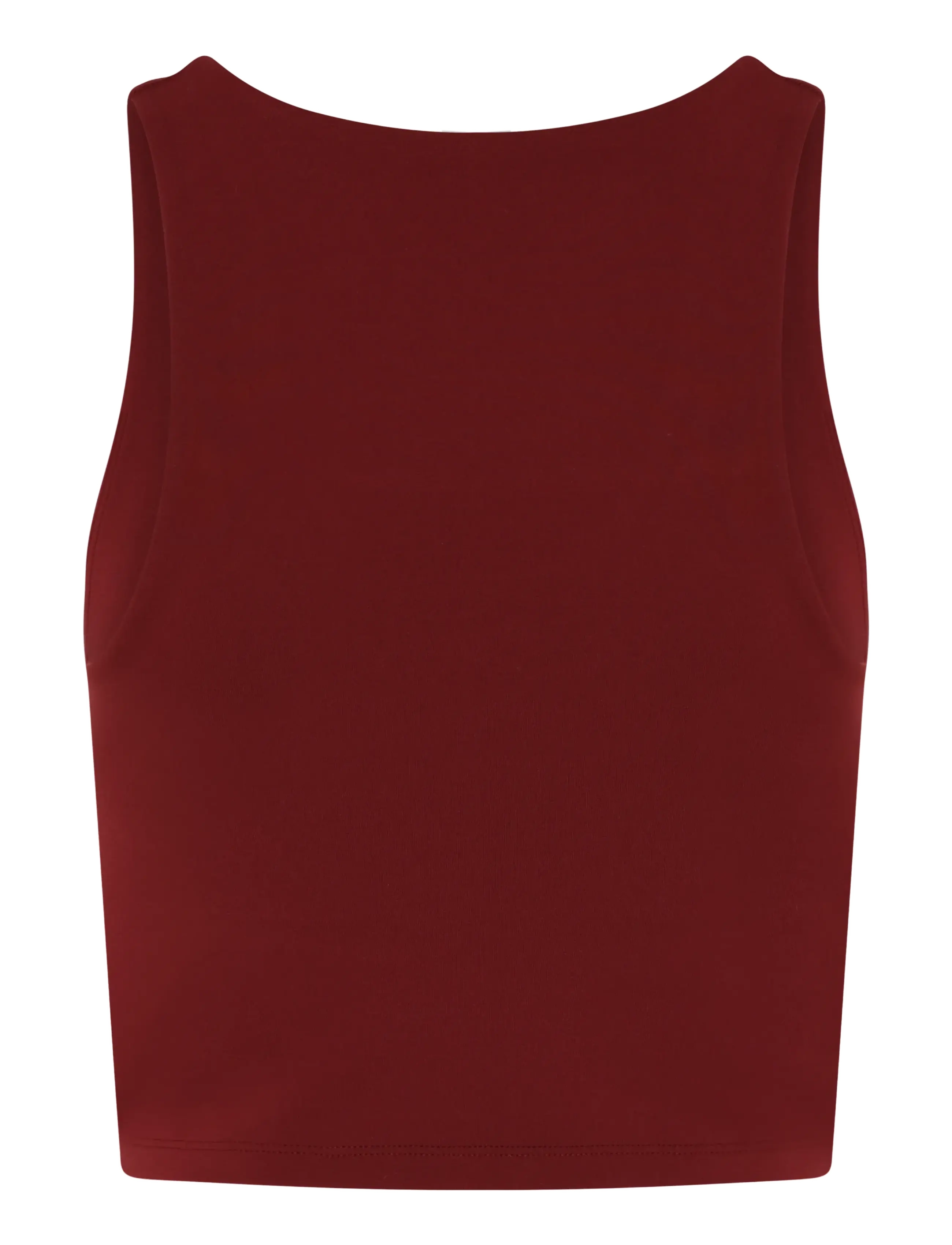 Girlfriend Collective - Luxe Scoop Tank - tank tops - bordeaux - 2