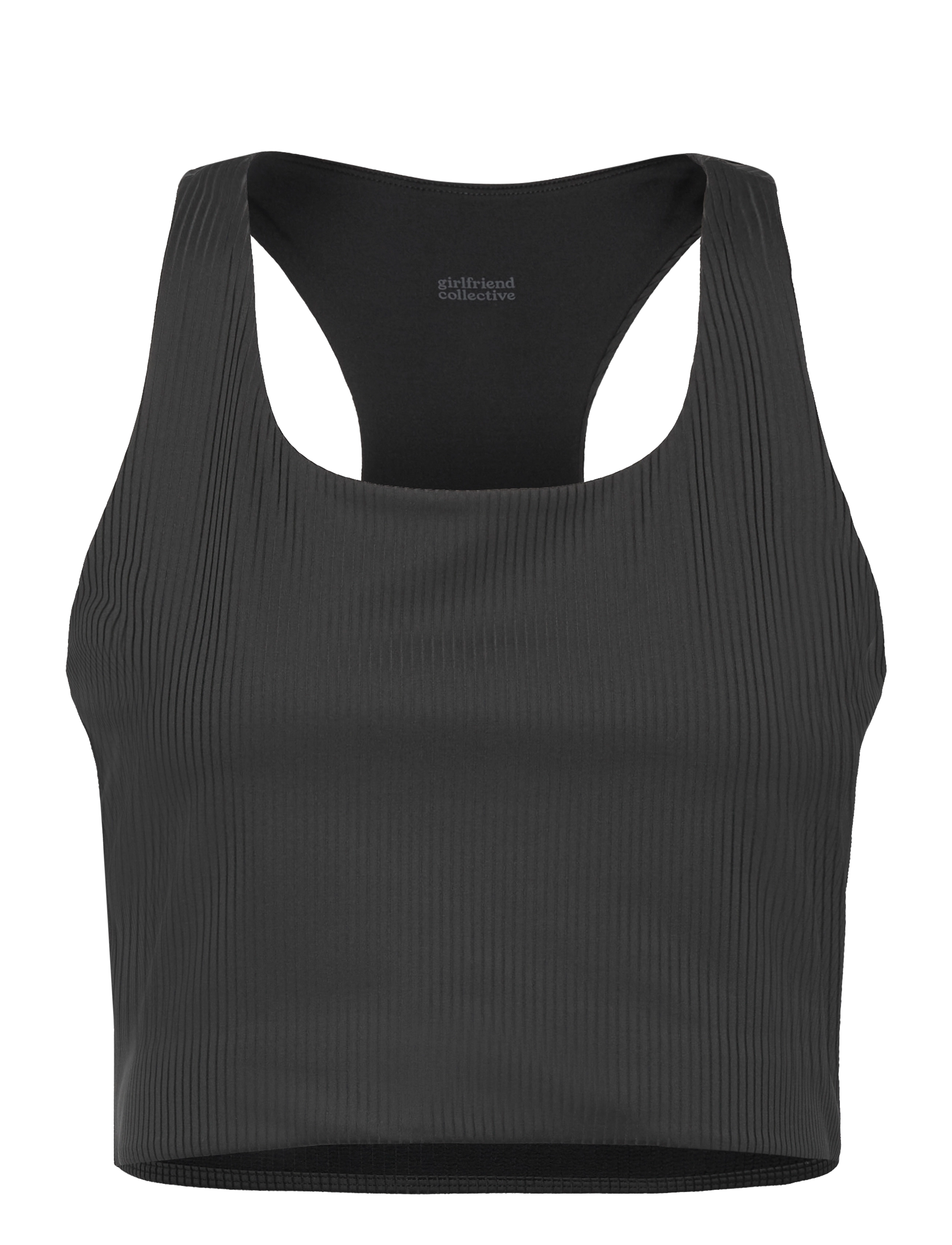 Girlfriend Collective Rib Paloma Bra - Kampagne - BLACK / black
