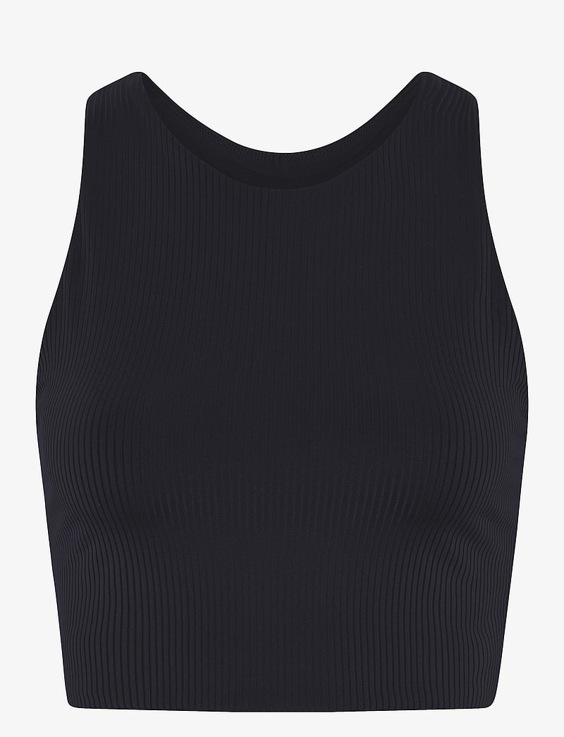 Girlfriend Collective - Rib Dylan Bra - mittlerer halt - black - 1