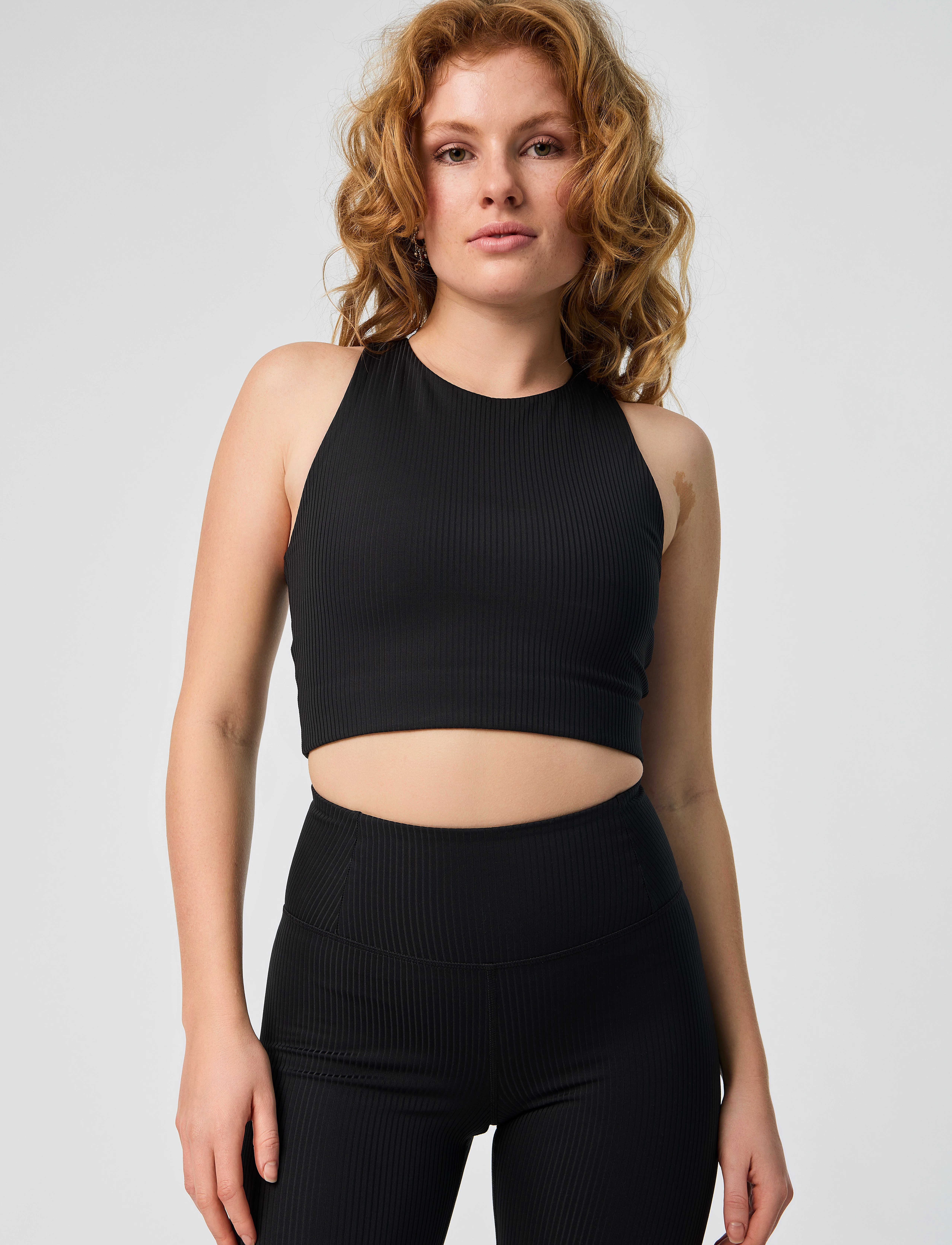 Girlfriend Collective Rib Dylan Bra, XS, Bras & Oberteile, Schwarz - Sports All, Frauen