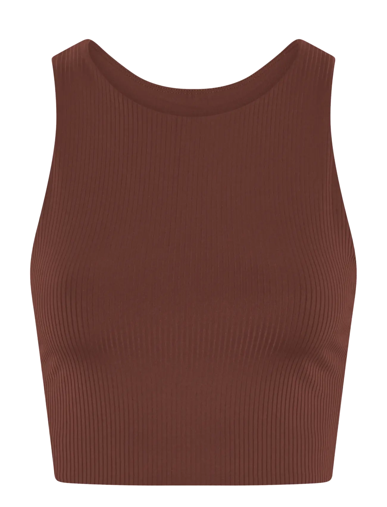 Girlfriend Collective Rib Dylan Bra - Undertøj - EARTH / brown